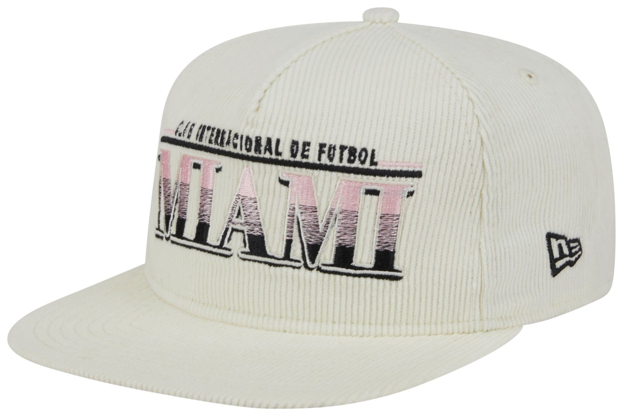 New Era Adult Inter Miami CF 2024 Golfer Rope Off White Adjustable Hat product image