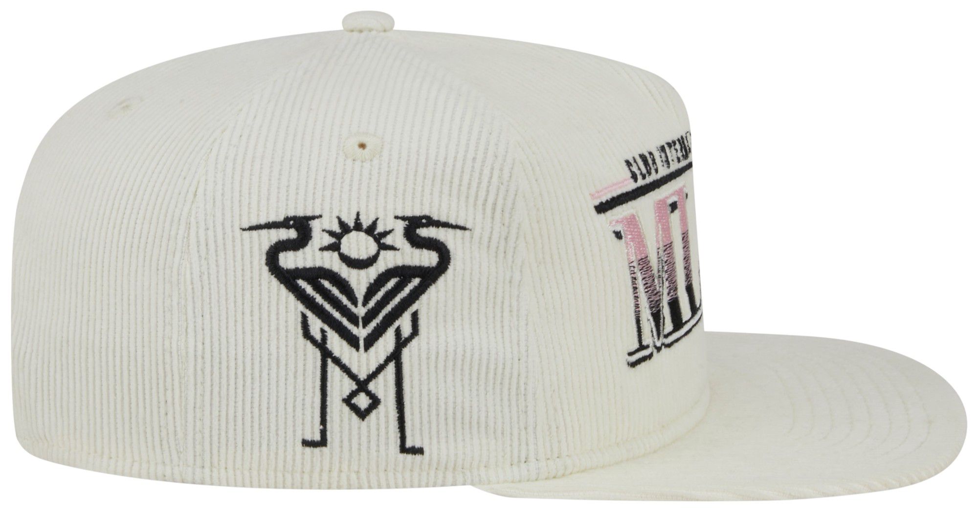 New Era Adult Inter Miami CF 2024 Golfer Rope Off White Adjustable Hat product image