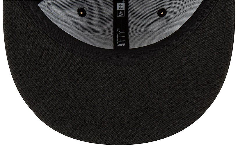 New Era Adult Brooklyn Nets Black Logo 9Fifty Adjustable Hat product image