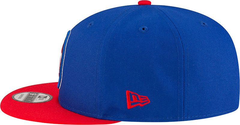 New Era Adult Detroit Pistons Blue 2Tone Logo 9Fifty Adjustable Hat product image