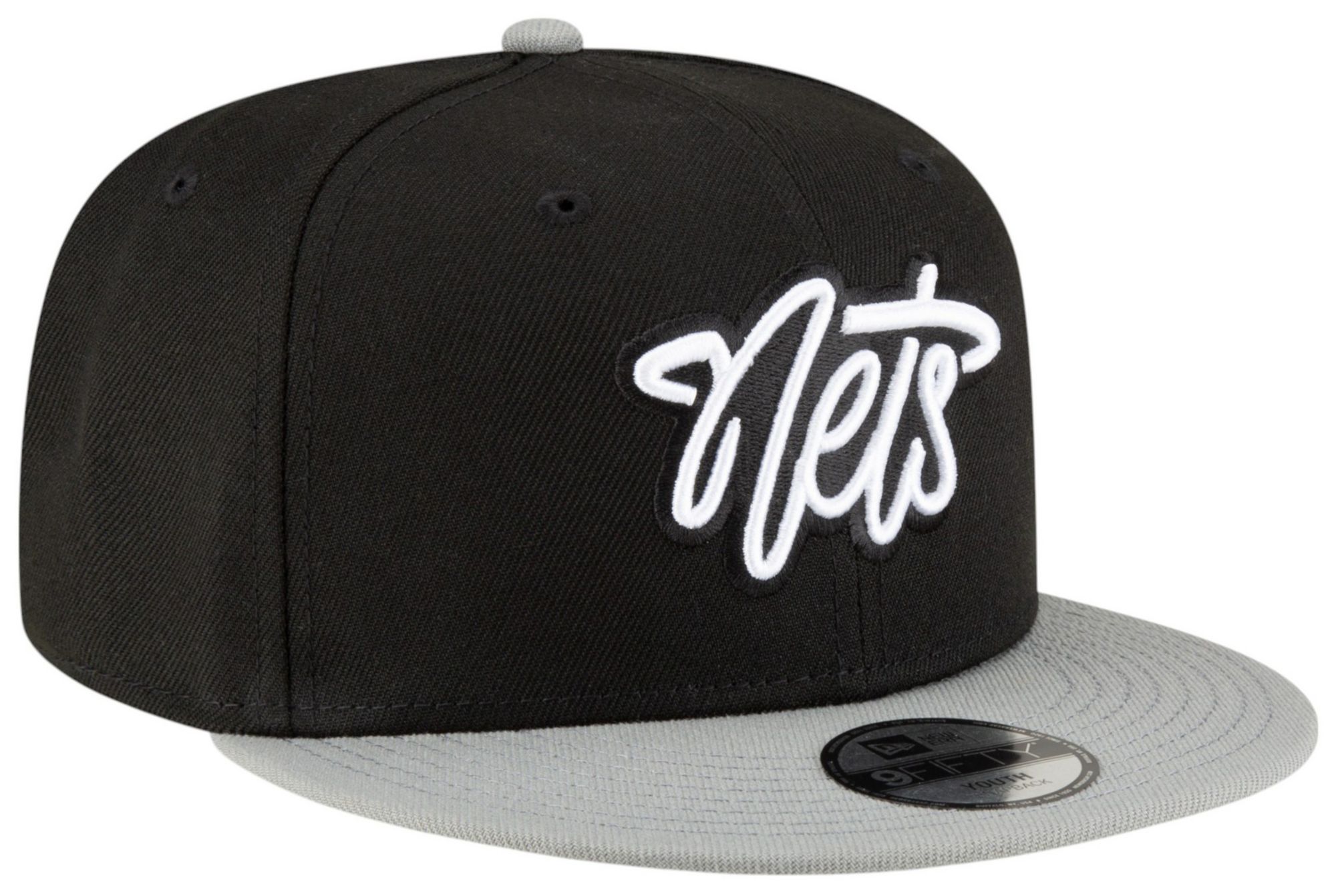 New Era Youth Brooklyn Nets Black 9Fifty Adjustable Hat product image