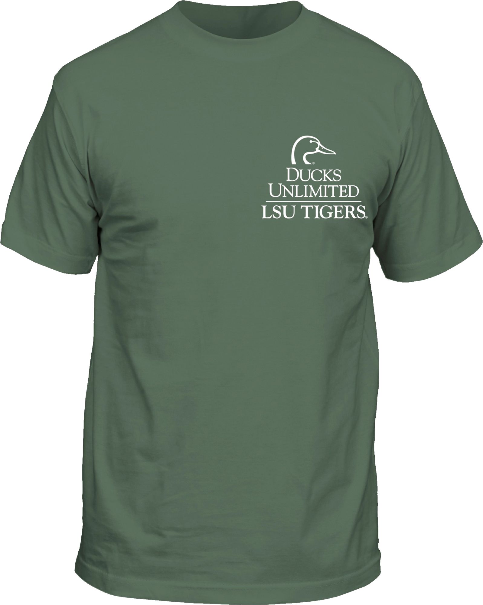 New World Graphics Men's LSU Tigers Green Ducks Unlimited Graphic T-Shirt product image