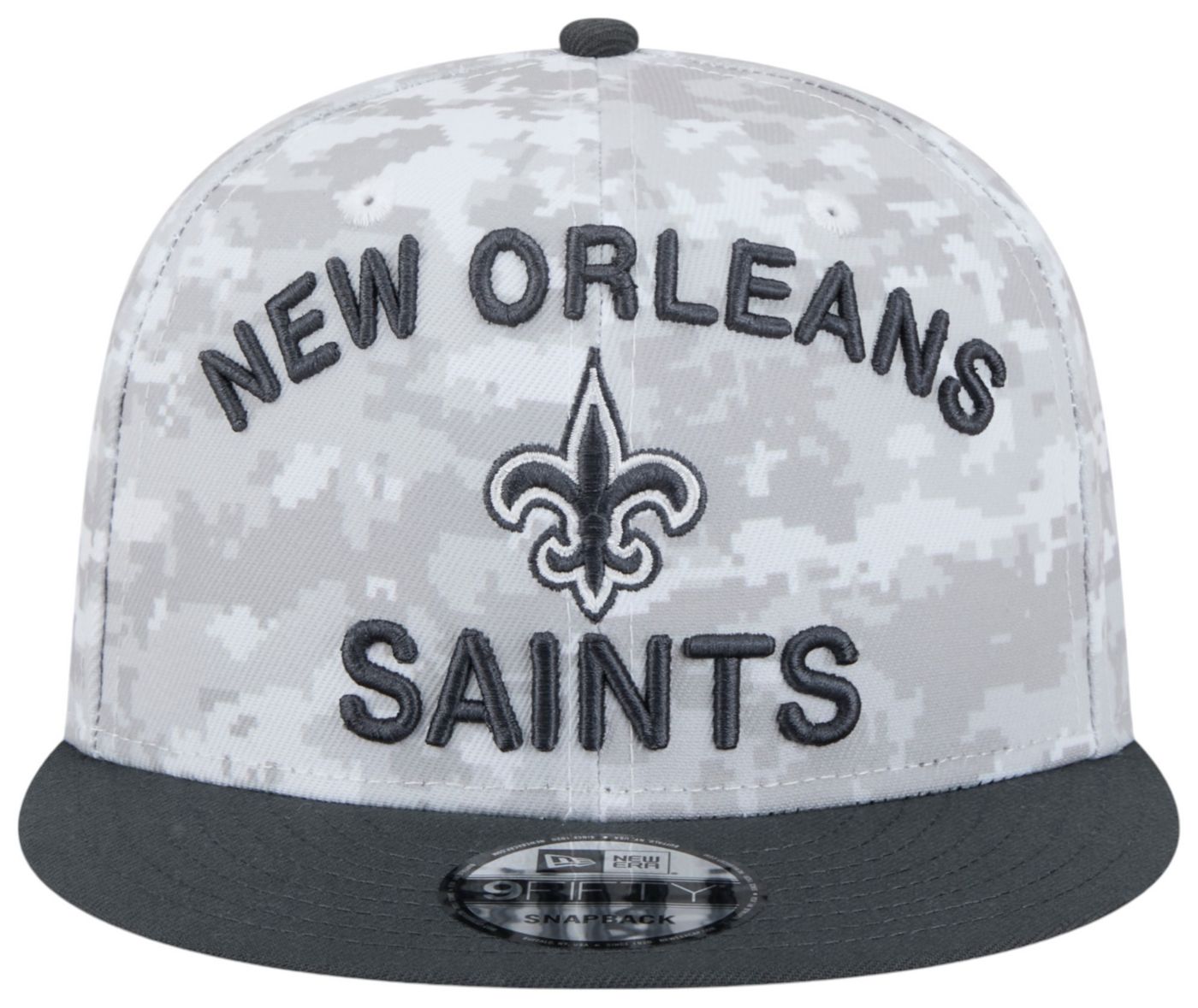 New Era Adult New Orleans Saints Salute to Service 2024 Arctic Camo 9Fifty Adjustable Hat Dick s Sporting Goods