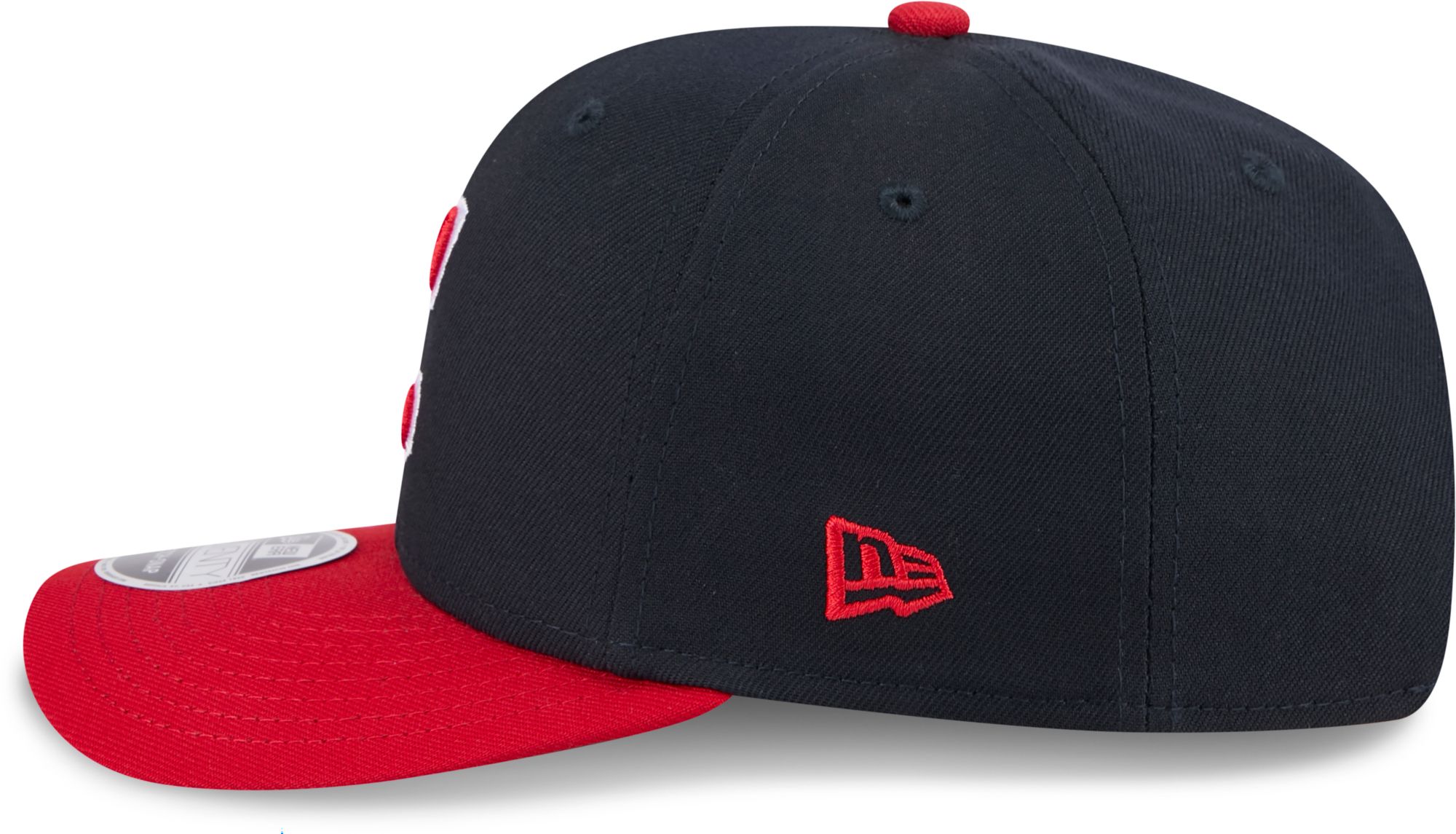 New Era Cleveland Guardians Navy Polyester 9Seventy Stretch Snap Hat product image