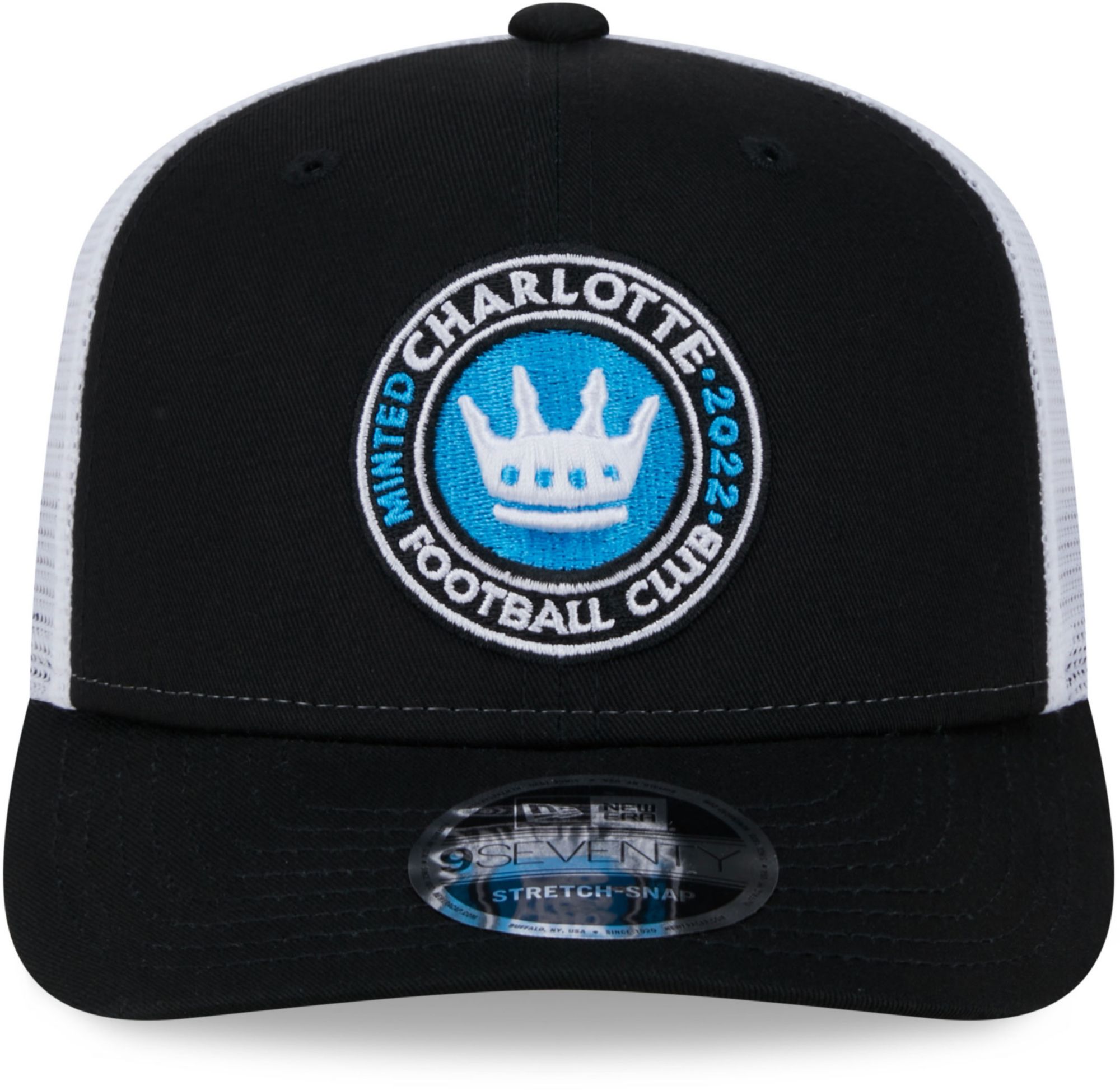 New Era Adult Charlotte FC 2024 9SEVENTY Black Trucker Hat product image