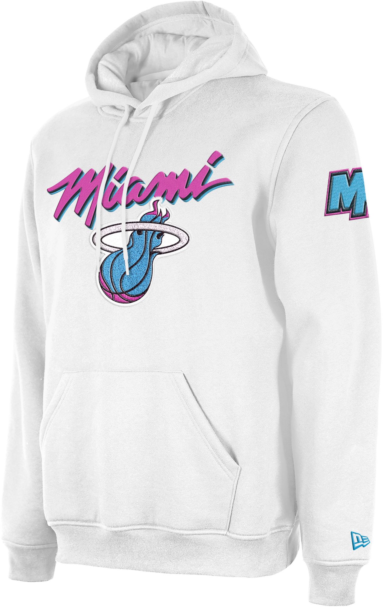 Pullover Hoodie Miami Vice Heat Hoodie New Era Adult 2024-25 City