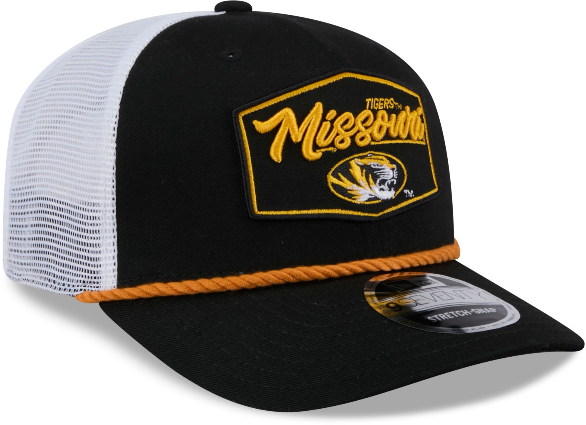 New Era Adult Missouri Tigers Black 970 Adjustable Stretch-Snap Hat product image