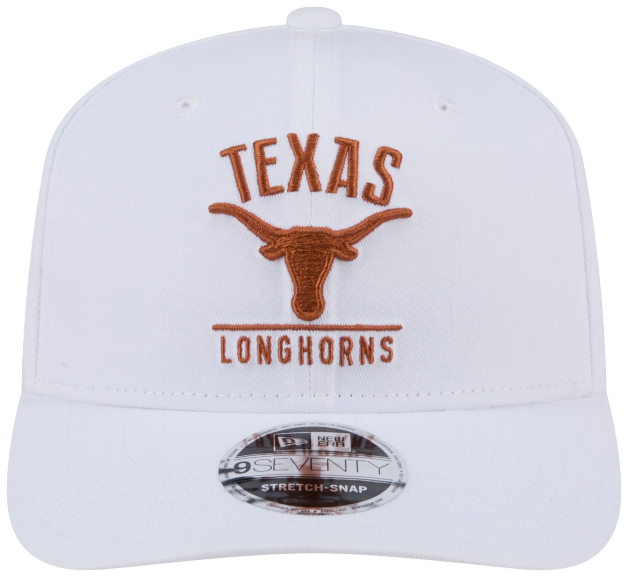 New Era Adult Texas Longhorns White 970 Adjustable Stretch-Snap Hat product image