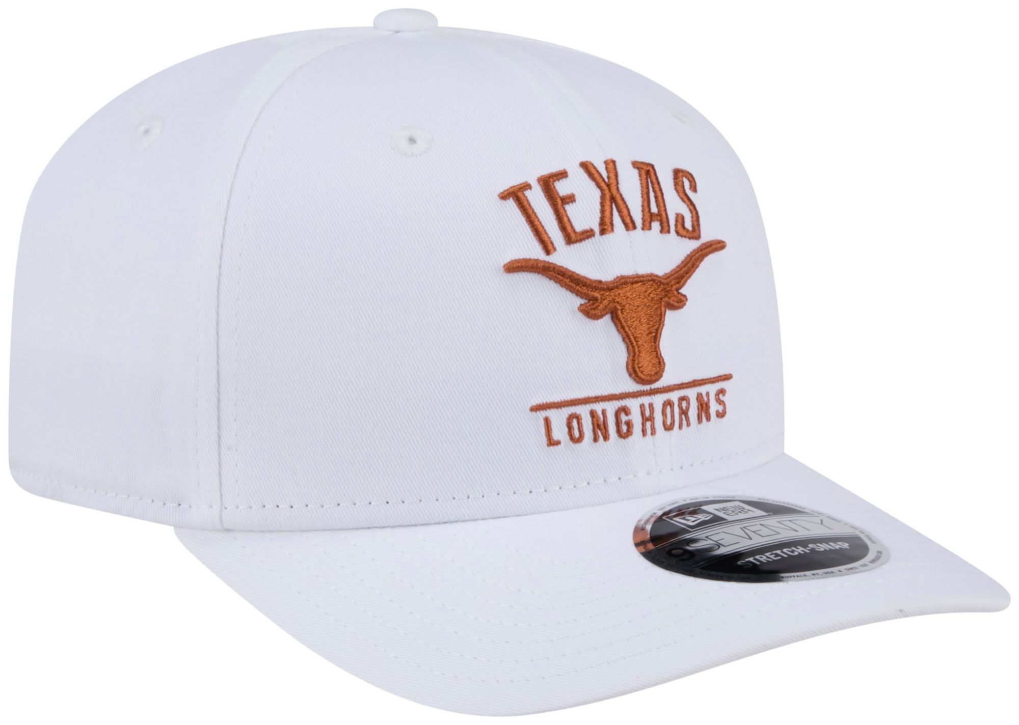 New Era Adult Texas Longhorns White 970 Adjustable Stretch-Snap Hat product image