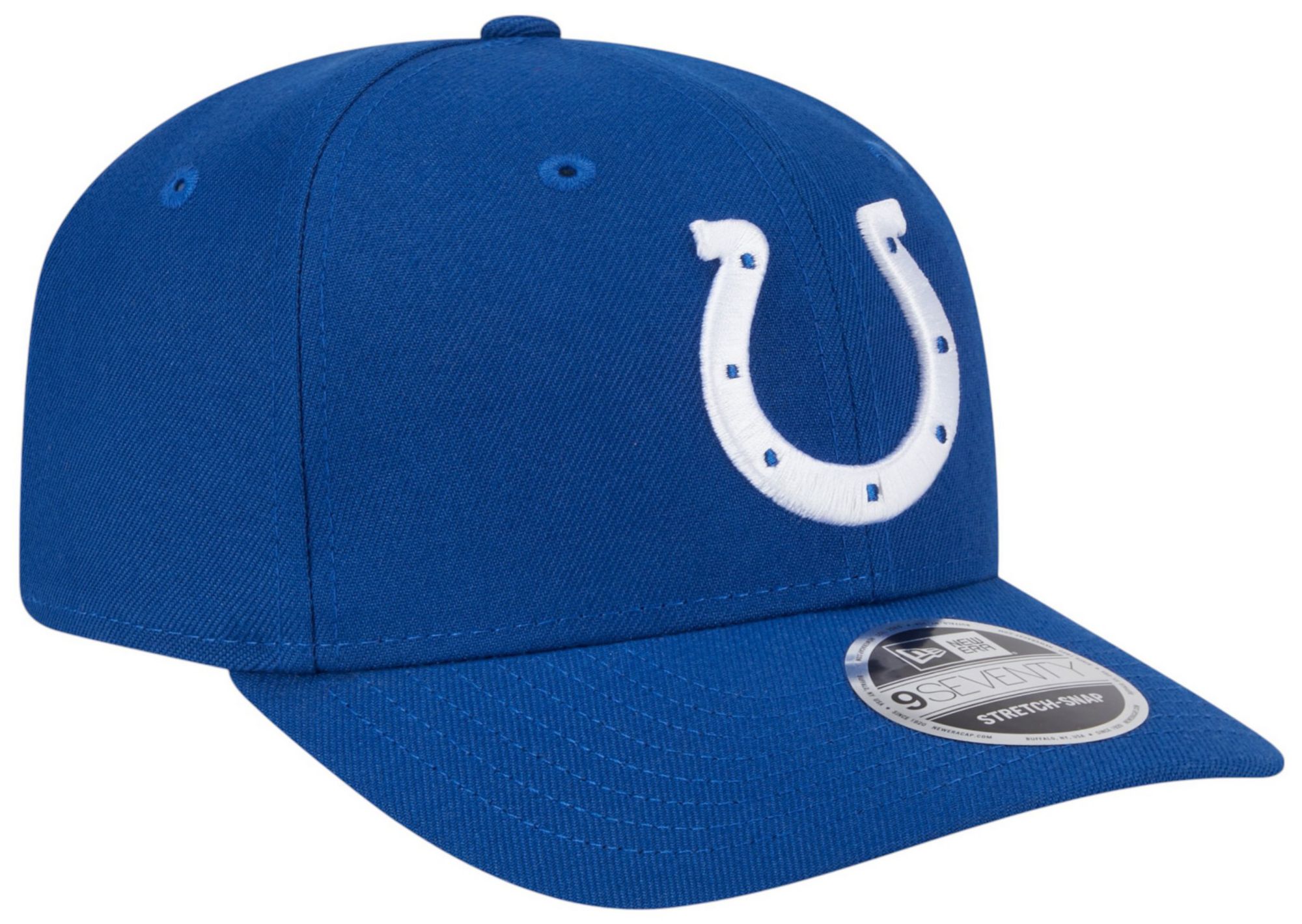 New Era Men's Indianapolis Colts Blue 9Seventy Adjustable Stretch-Snap Hat product image