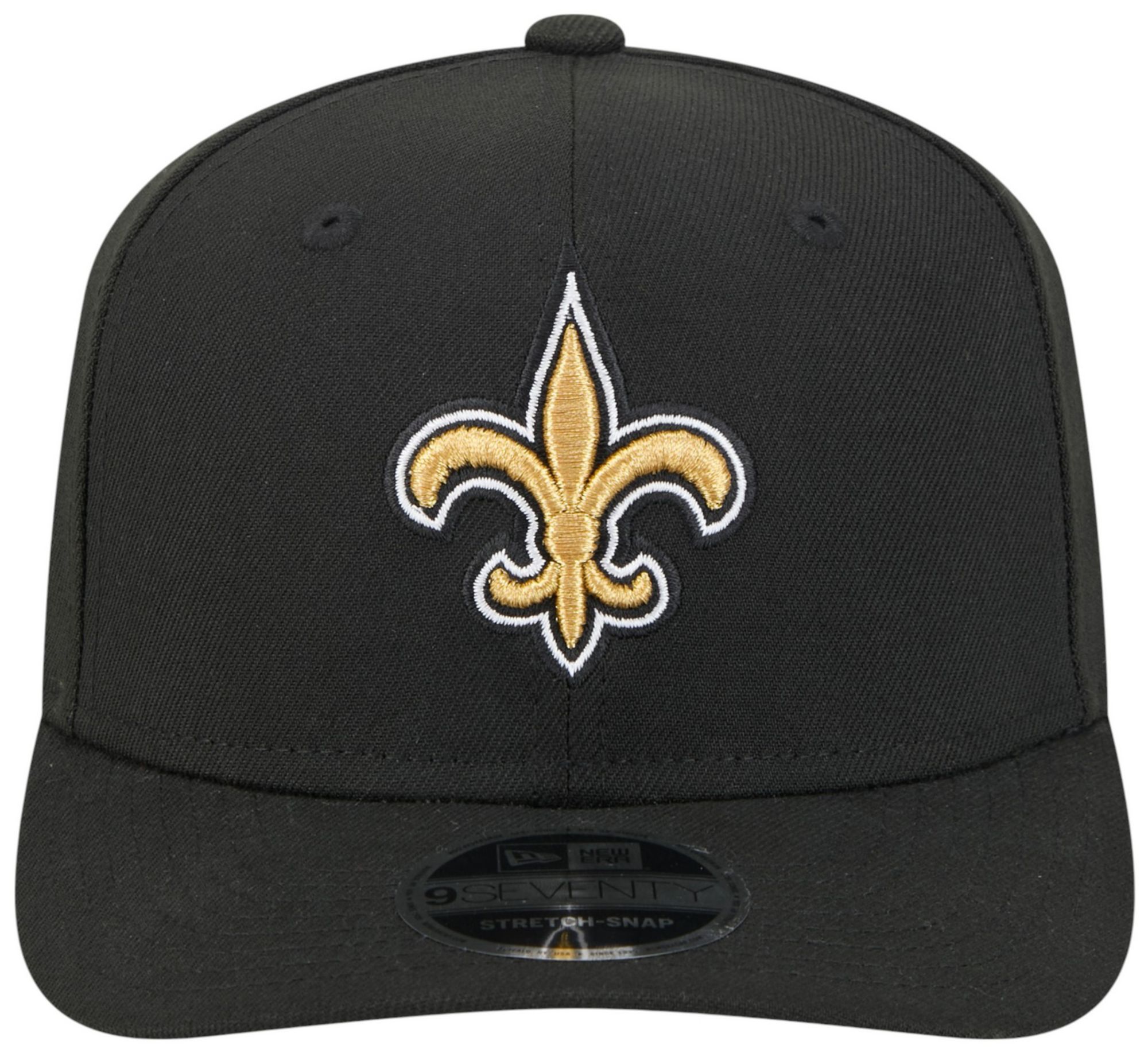 New Era Men's New Orleans Saints Black 970 Adjustable Stretch-Snap Hat product image
