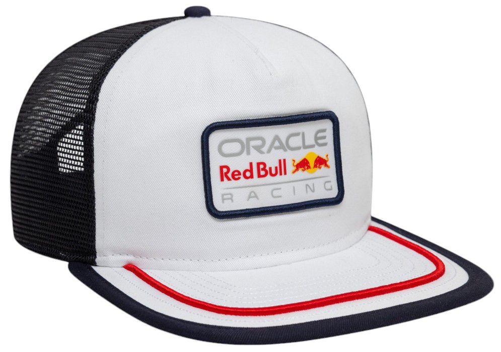 New Era Adult Nascar Red Bull Racing White Golfer Hat product image