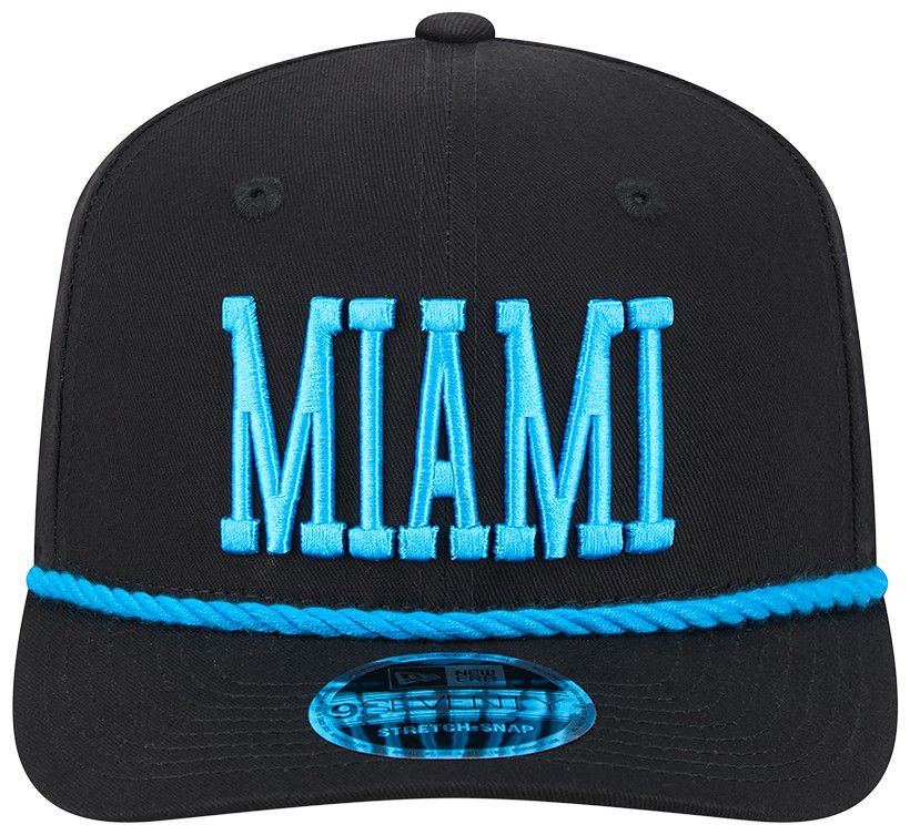 New Era Adult Miami Marlins Blue 9Seventy Adjustable Stretch-Snap Hat product image