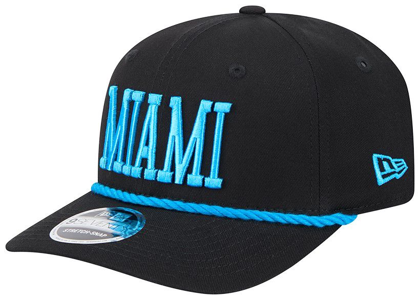 New Era Adult Miami Marlins Blue 9Seventy Adjustable Stretch-Snap Hat product image