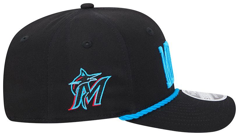 New Era Adult Miami Marlins Blue 9Seventy Adjustable Stretch-Snap Hat product image