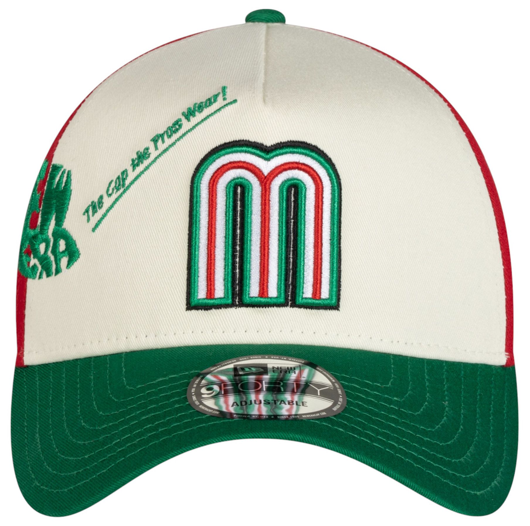 New Era Adult Diablos Rojos del México Red 9Forty Anniversary Adjustable A-Frame Hat product image