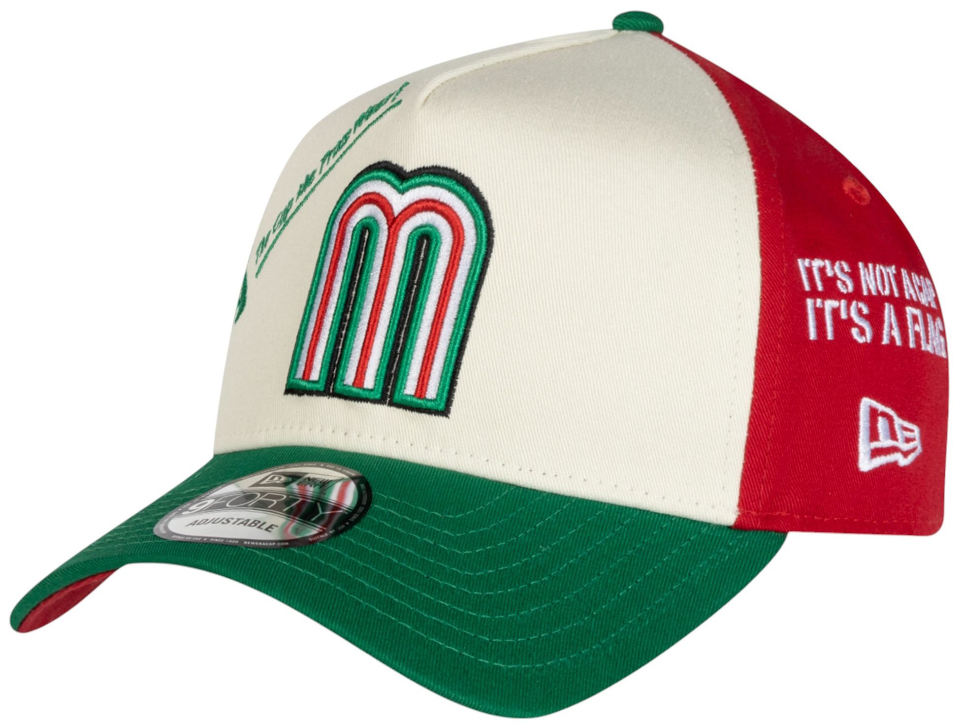 New Era Adult Diablos Rojos del México Red 9Forty Anniversary Adjustable A-Frame Hat product image