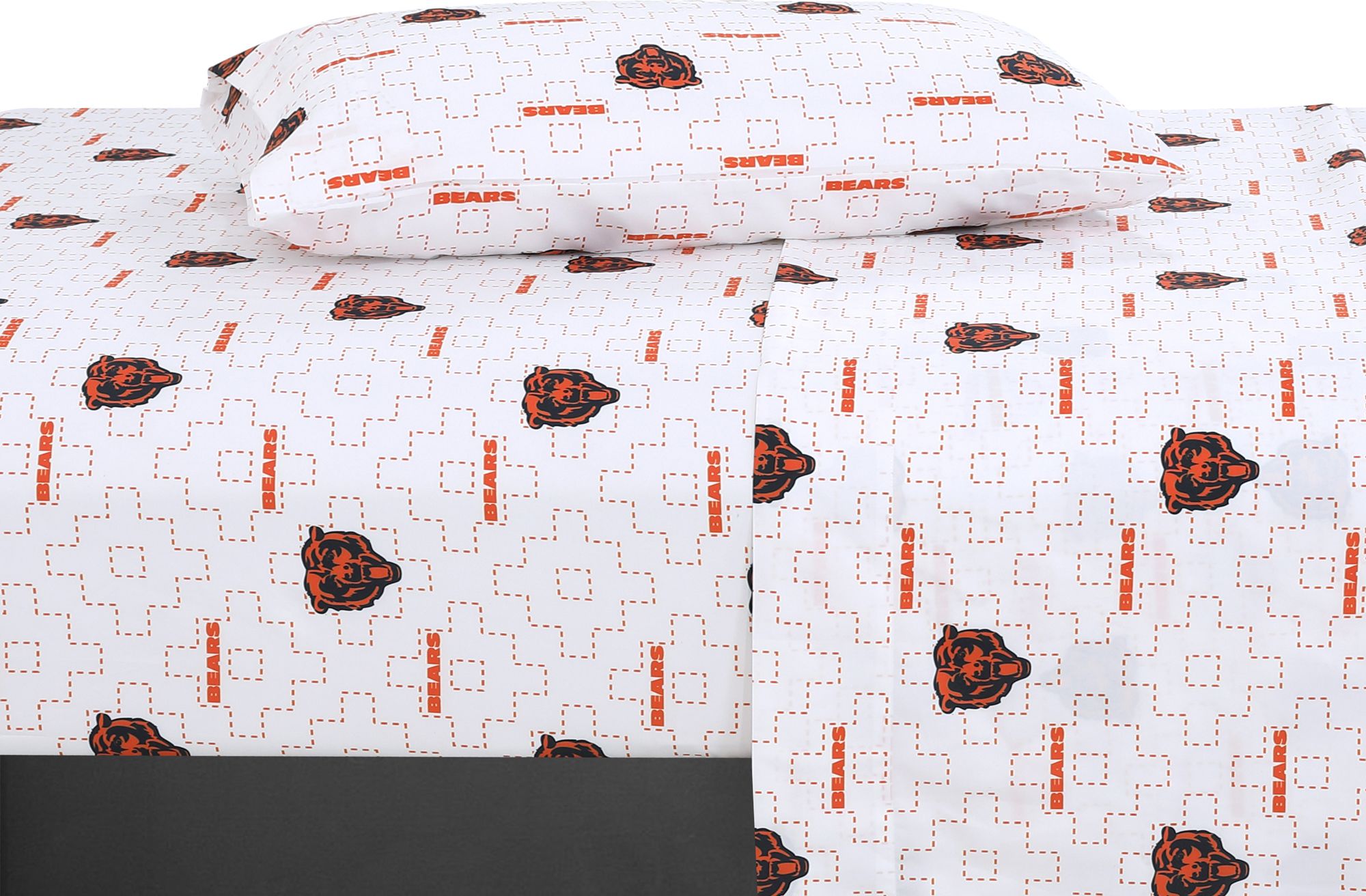 Logo Chicago Bears Scatter Twin Sheet Set product image