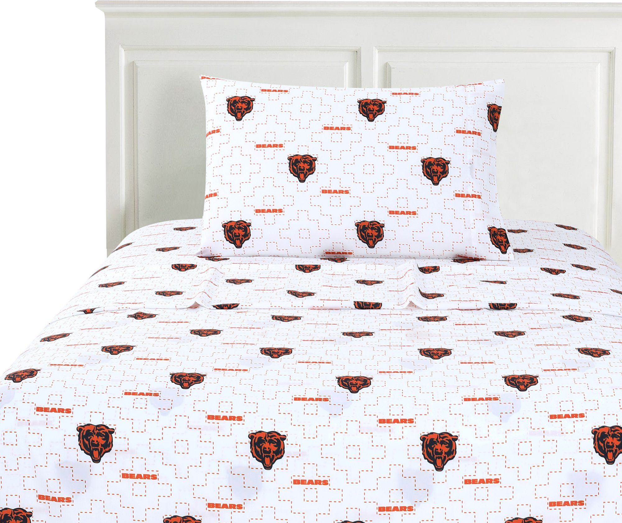 Logo Chicago Bears Scatter Twin Sheet Set product image