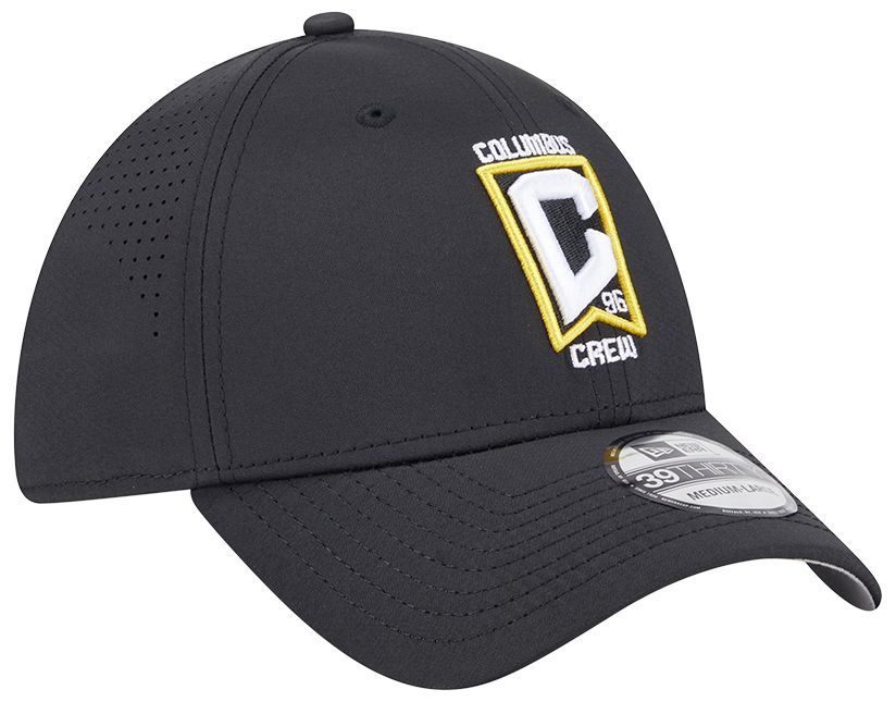 New Era Adult Columbus Crew Black 39Thirty Stretch Fit Hat product image