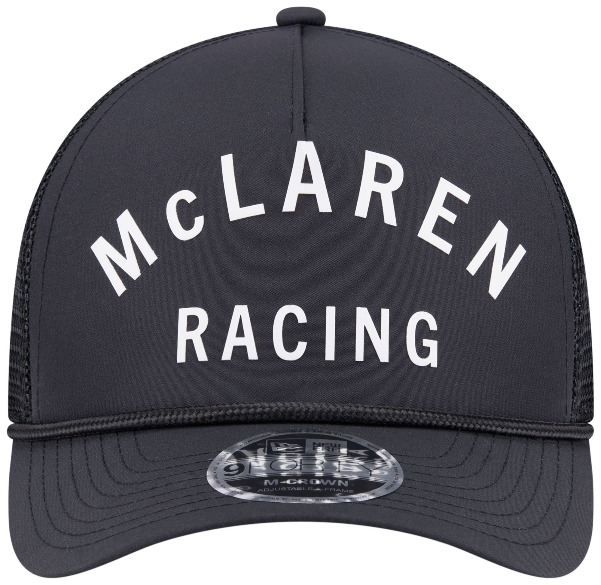 New Era Adult Nascar McLaren F1 Black 9Forty Trucker Adjustable Hat product image