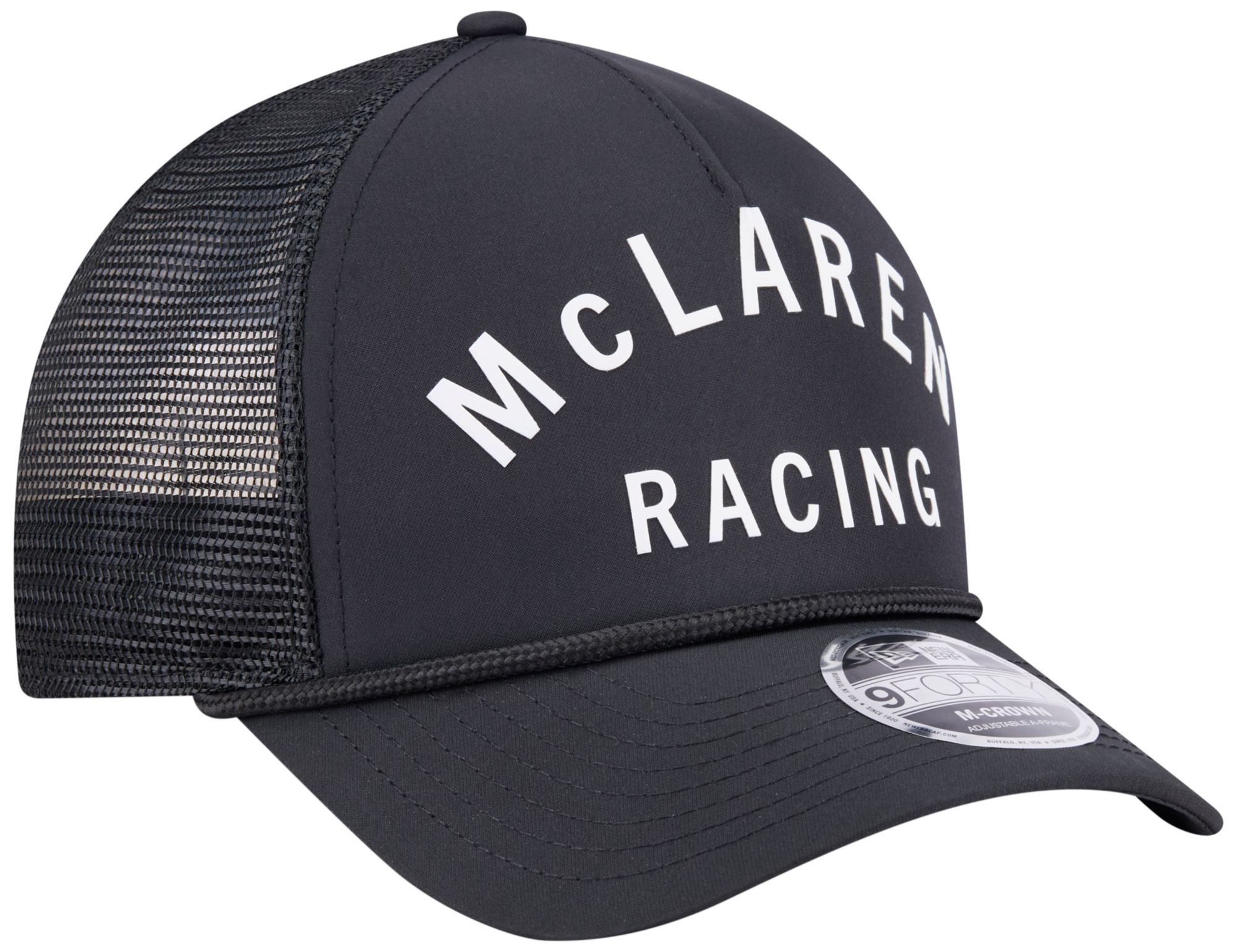 New Era Adult Nascar McLaren F1 Black 9Forty Trucker Adjustable Hat product image