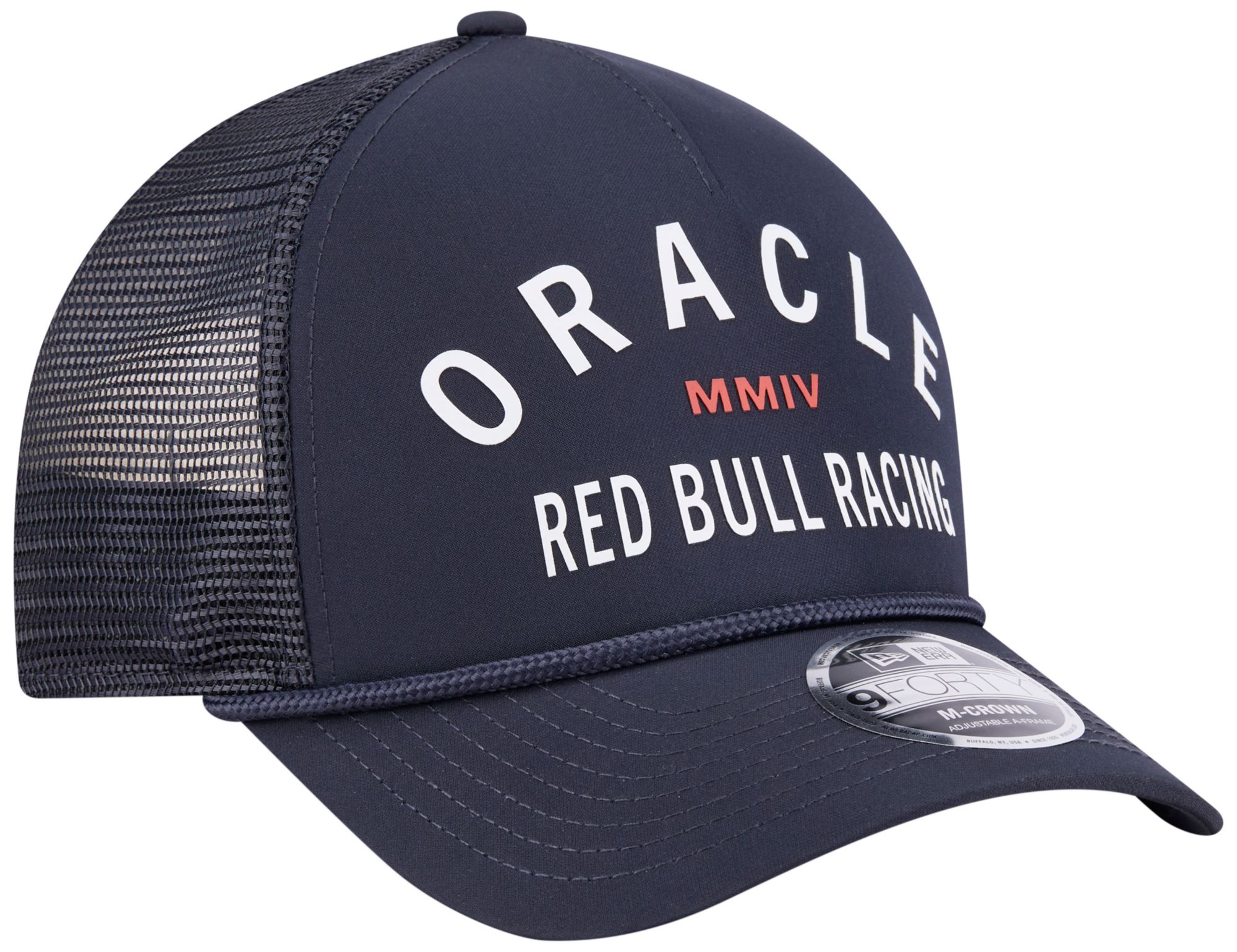 New Era Adult Nascar Red Bull Racing Navy 9Forty Trucker Adjustable Hat product image