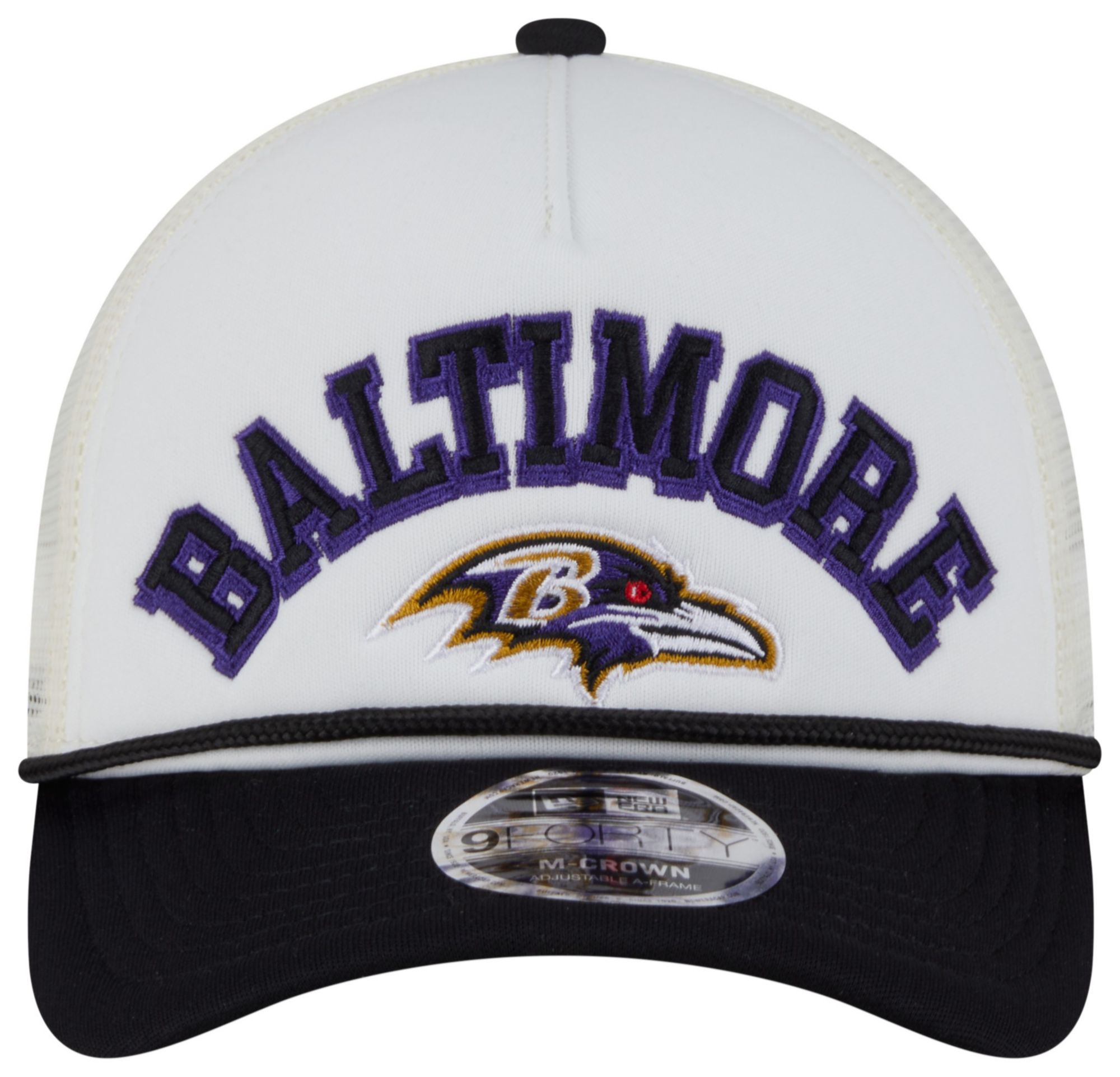New Era Adult Baltimore Ravens Chrome Arch 9Forty Adjustable Hat product image