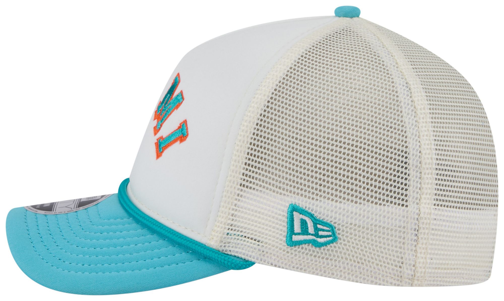New Era Adult Miami Dolphins Chrome Arch 9Forty Adjustable Hat product image