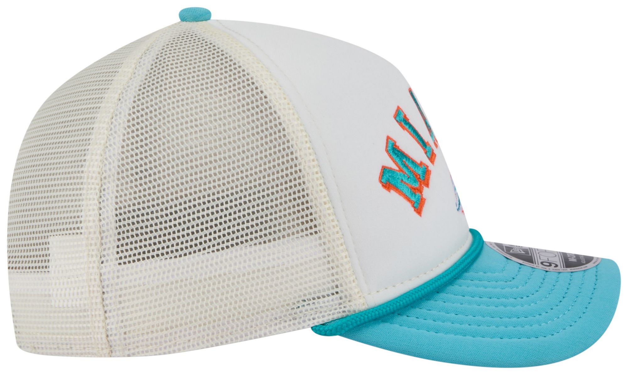 New Era Adult Miami Dolphins Chrome Arch 9Forty Adjustable Hat product image
