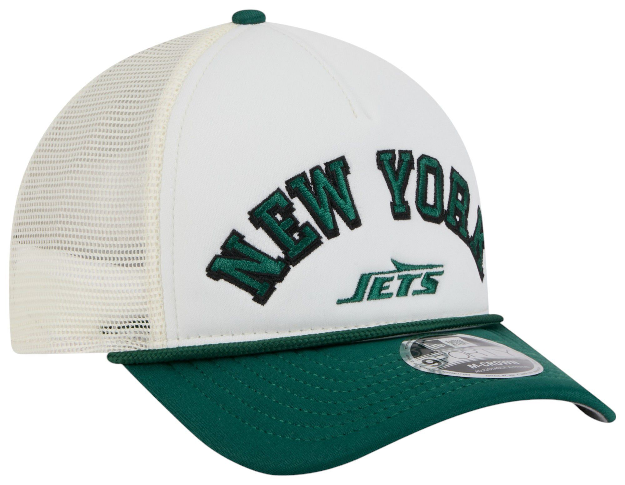 New Era Adult New York Jets Chrome Arch 9Forty Adjustable Hat product image