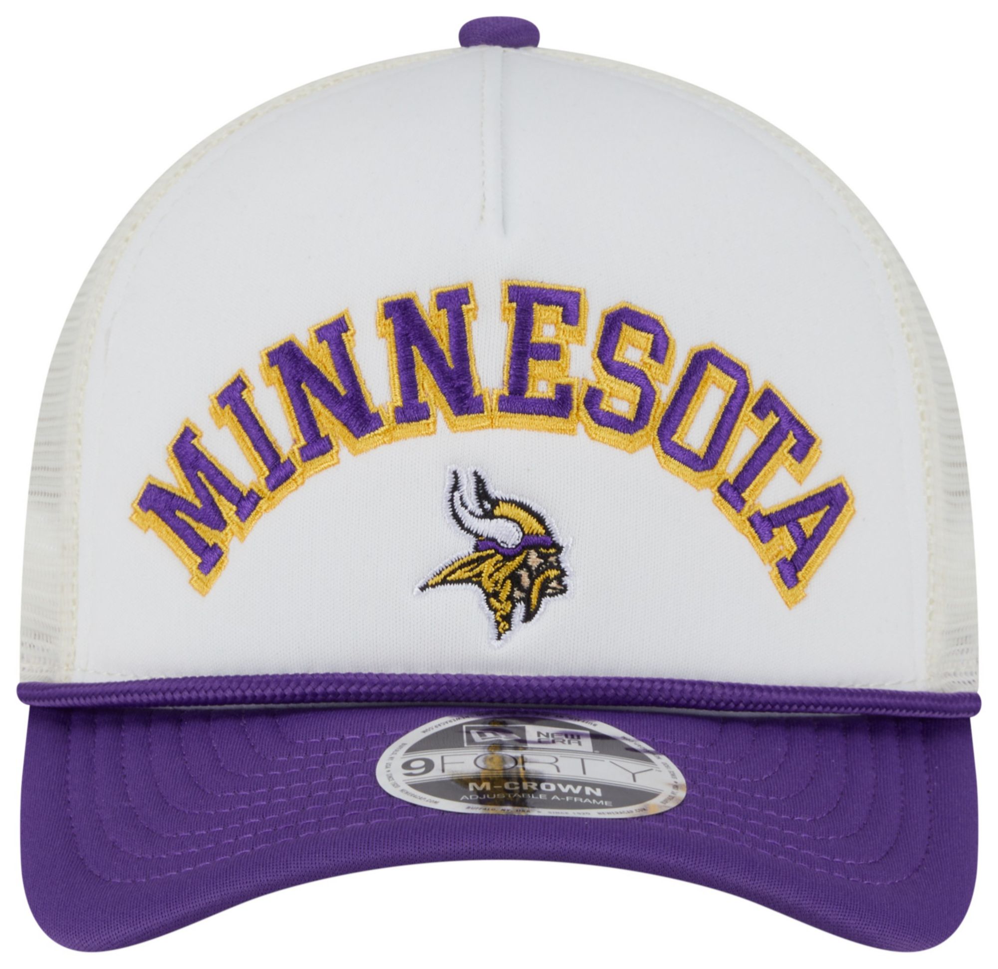 New Era Adult Minnesota Vikings Chrome Arch 9Forty Adjustable Hat product image