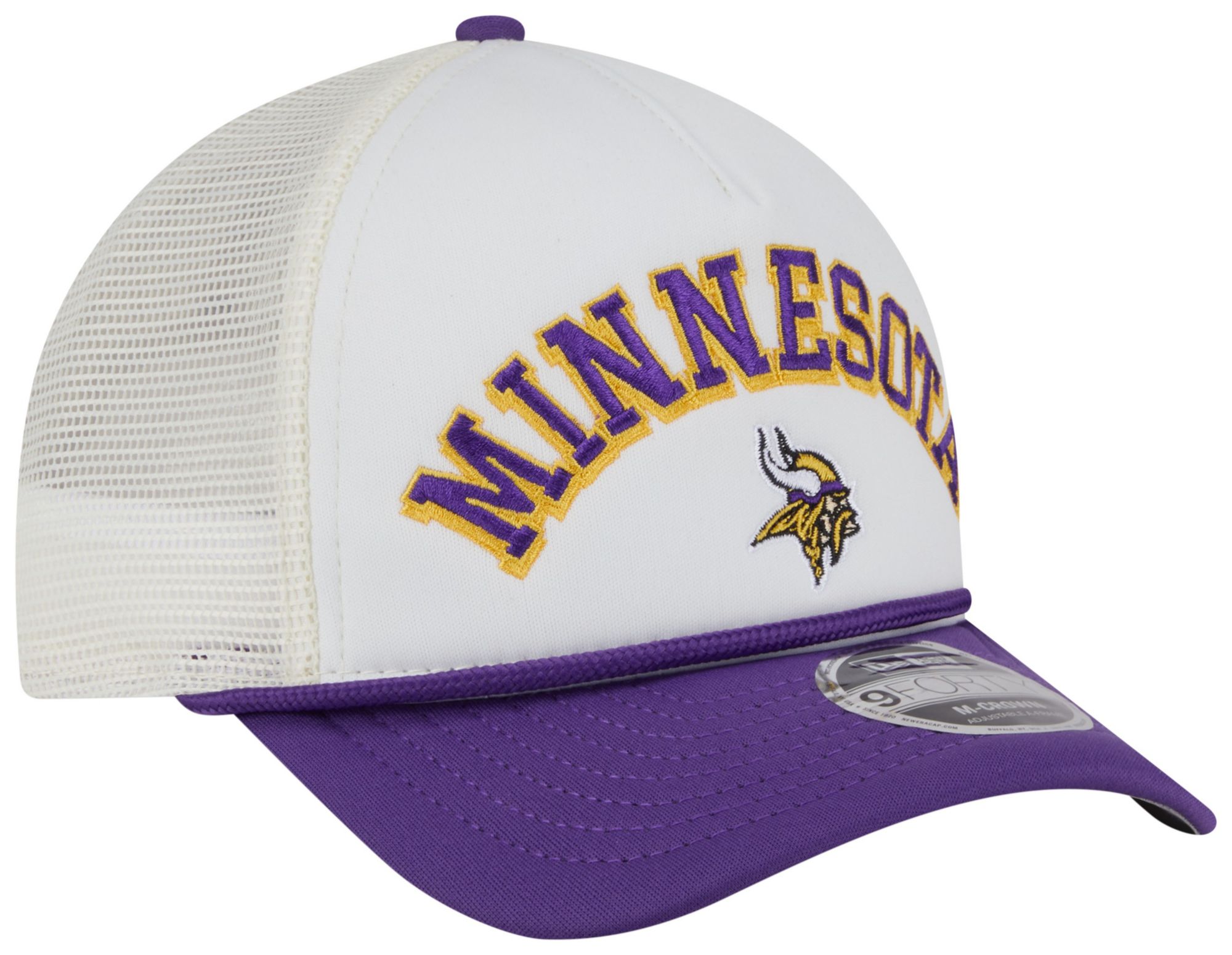 New Era Adult Minnesota Vikings Chrome Arch 9Forty Adjustable Hat product image