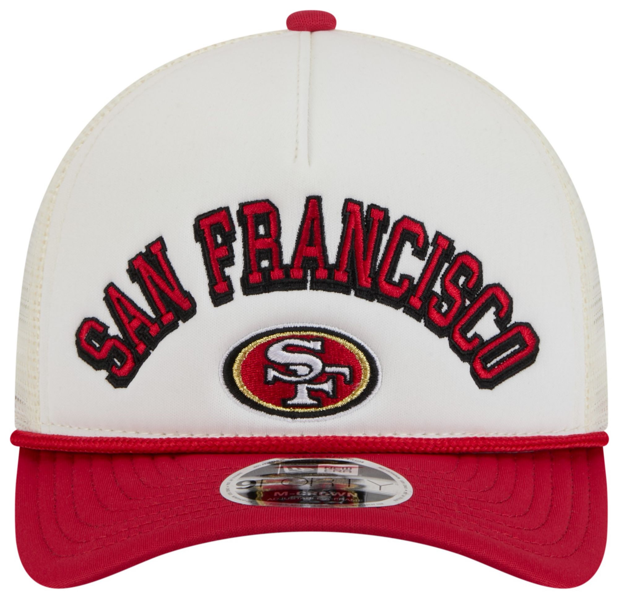 New Era Adult San Francisco 49ers Chrome Arch 9Forty Adjustable Hat product image