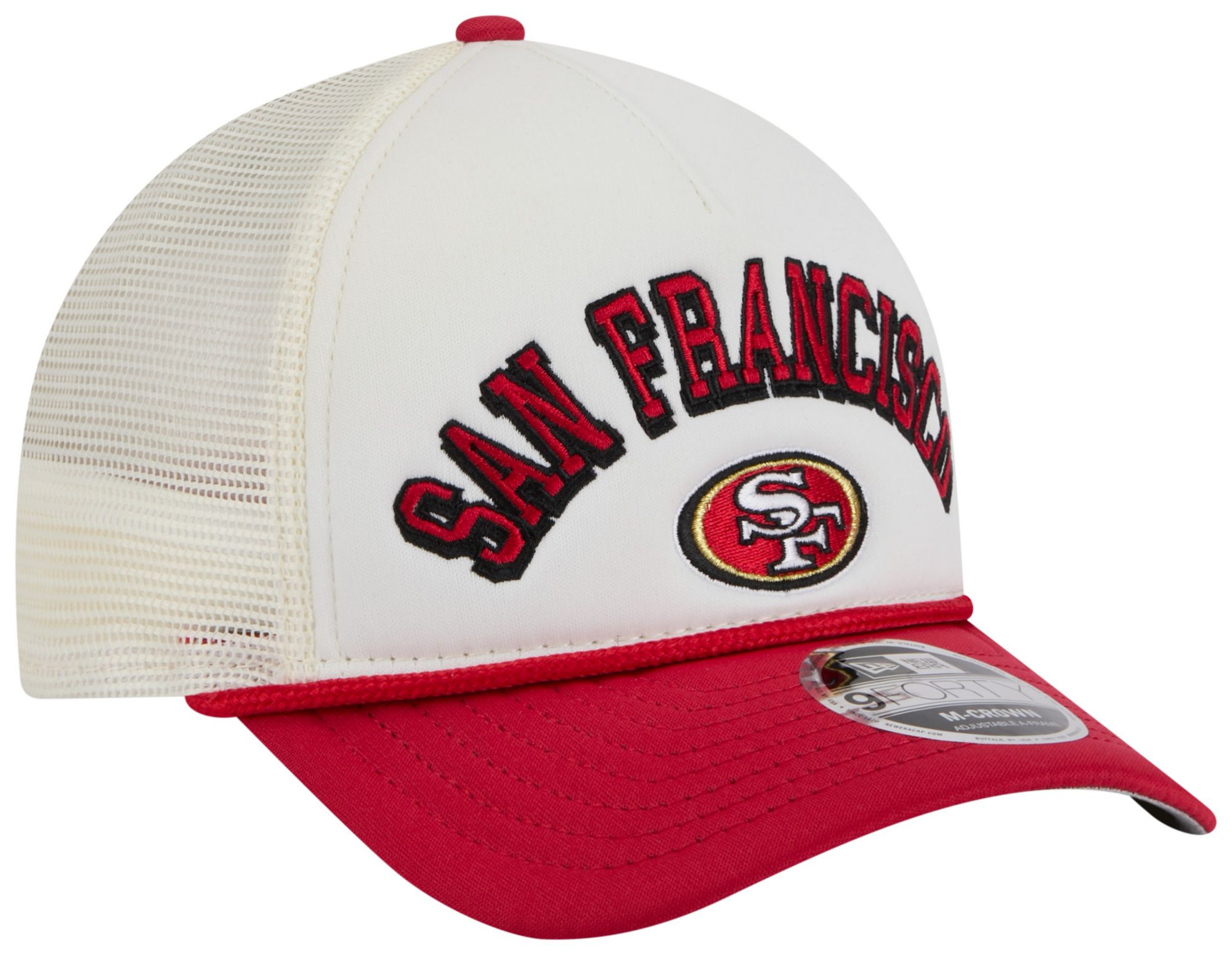 New Era Adult San Francisco 49ers Chrome Arch 9Forty Adjustable Hat product image