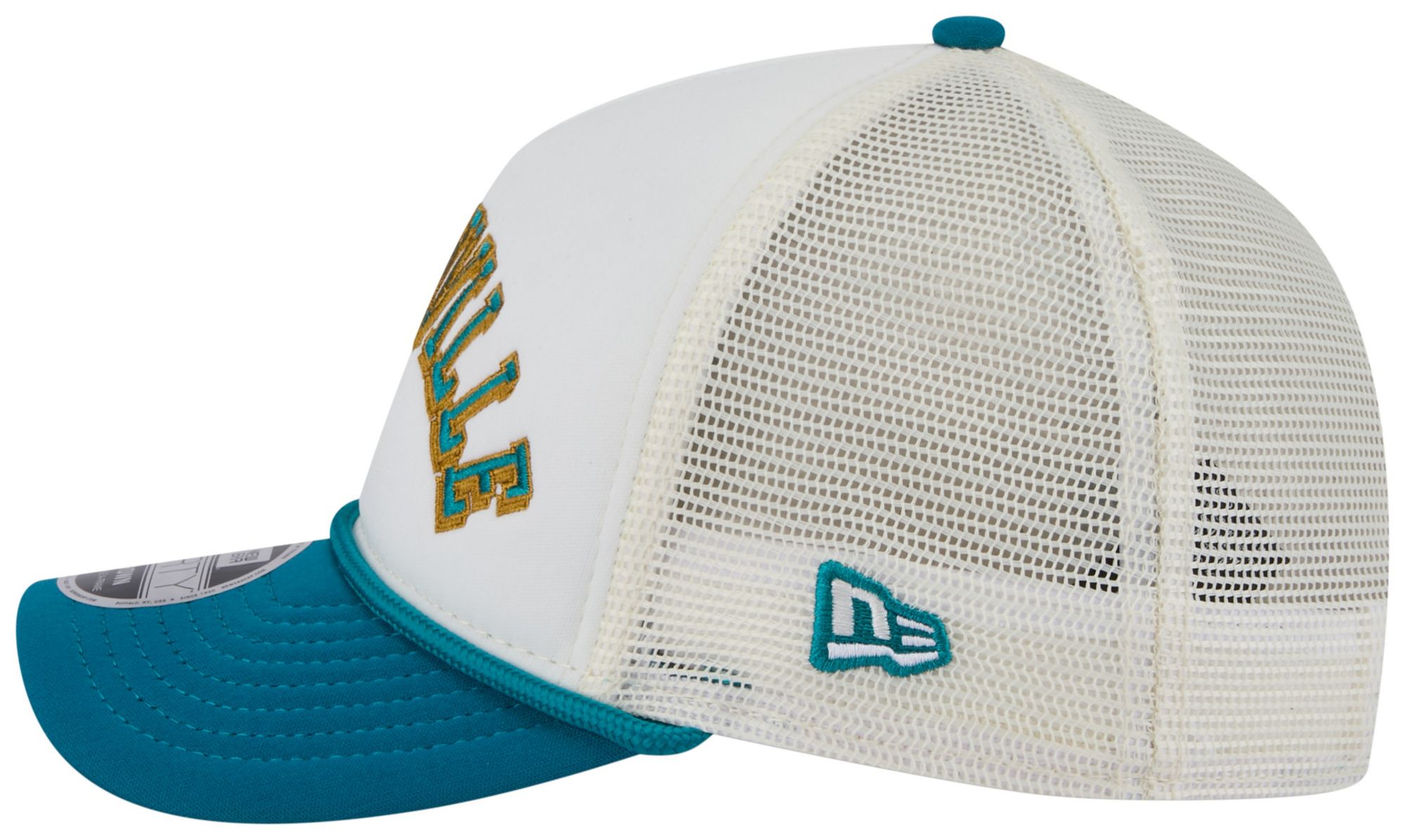 New Era Adult Jacksonville Jaguars Chrome Arch 9Forty Adjustable Hat product image