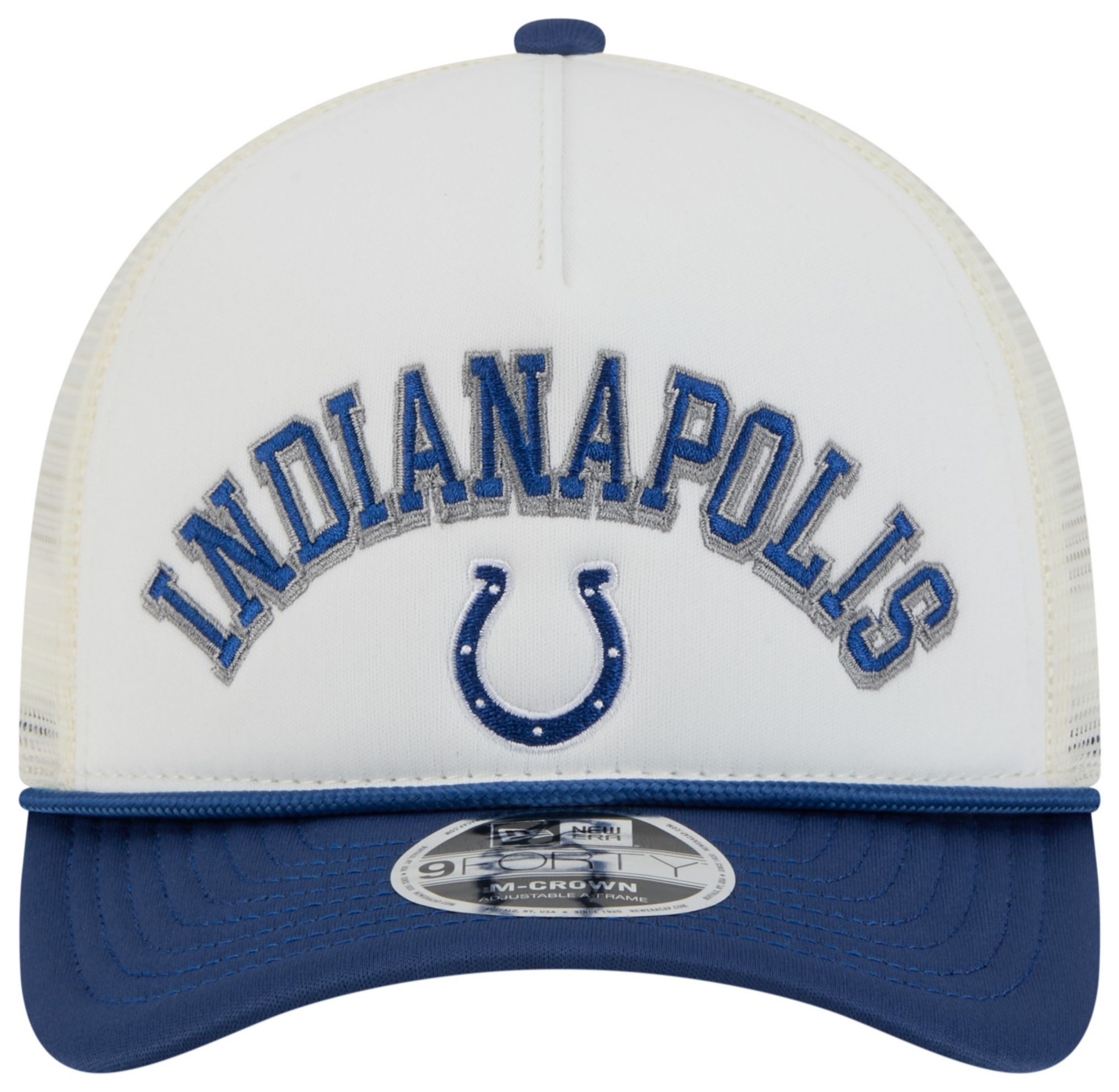 New Era Adult Indianapolis Colts Chrome Arch 9Forty Adjustable Hat product image