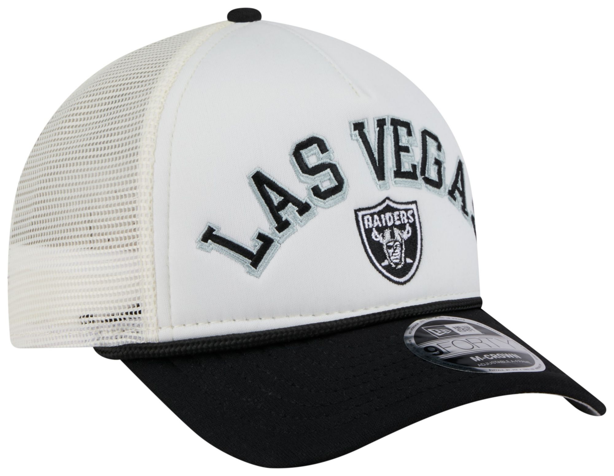 New Era Adult Las Vegas Raiders Chrome Arch 9Forty Adjustable Hat product image