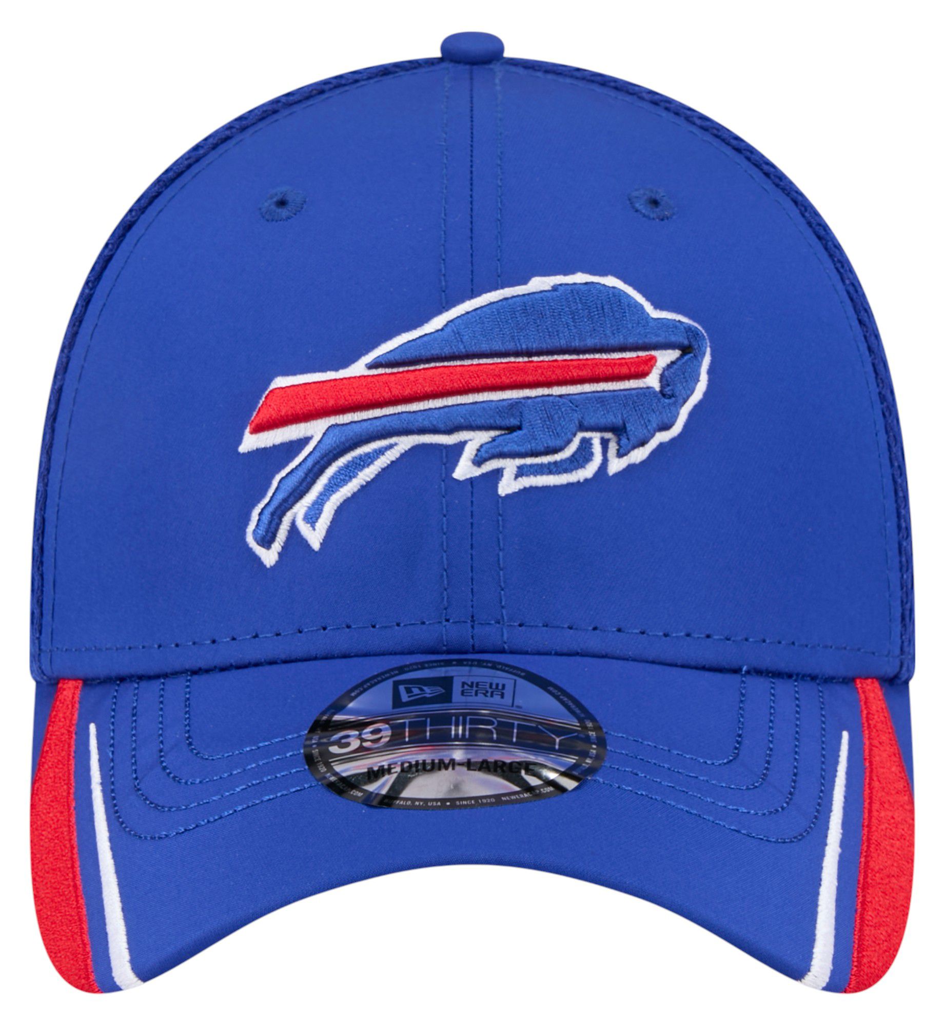 New Era Adult Buffalo Bills Blue Linear 39Thirty Adjustable Hat product image
