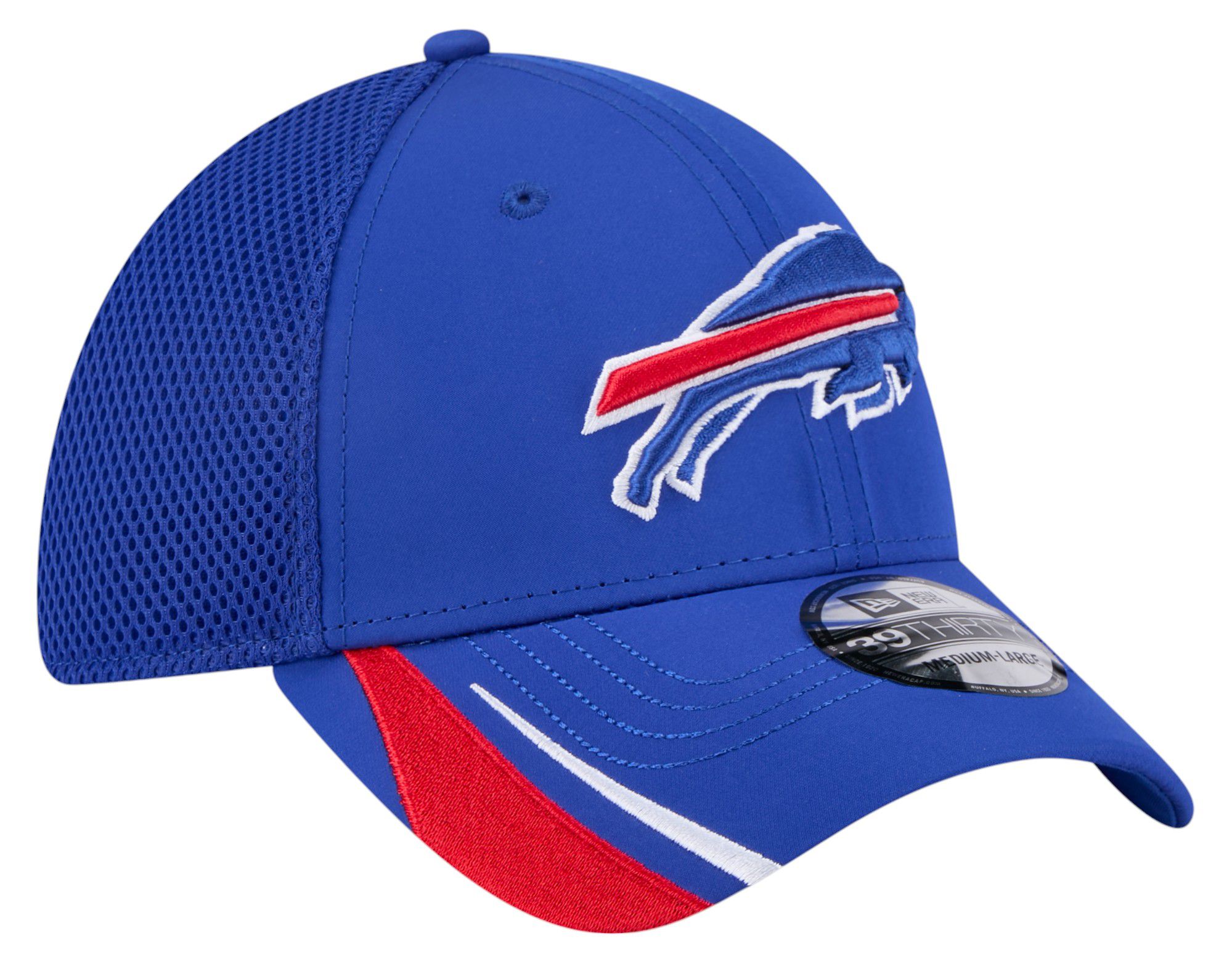 New Era Adult Buffalo Bills Blue Linear 39Thirty Adjustable Hat product image