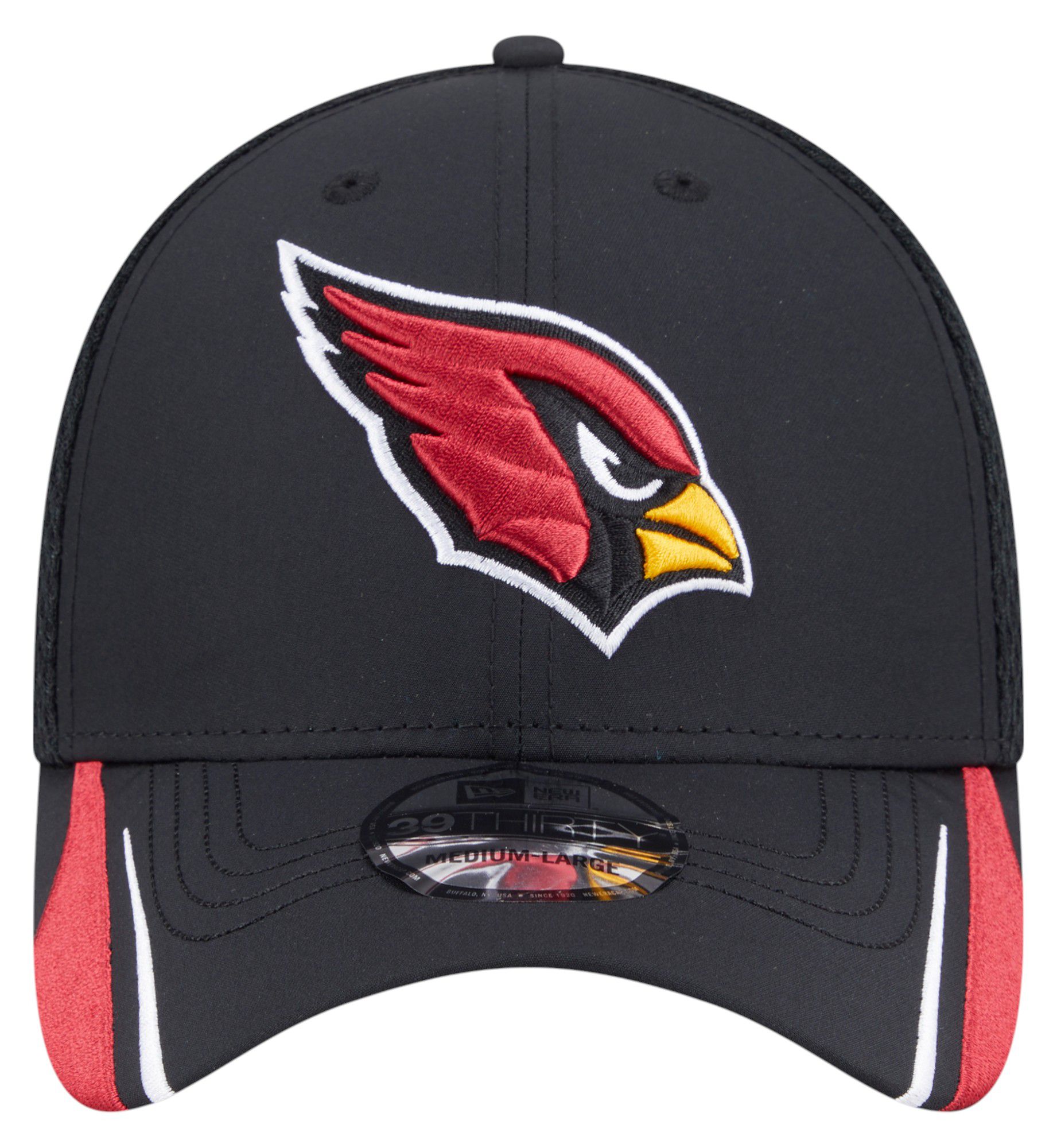 New Era Adult Arizona Cardinals Red Linear 39Thirty Adjustable Hat product image