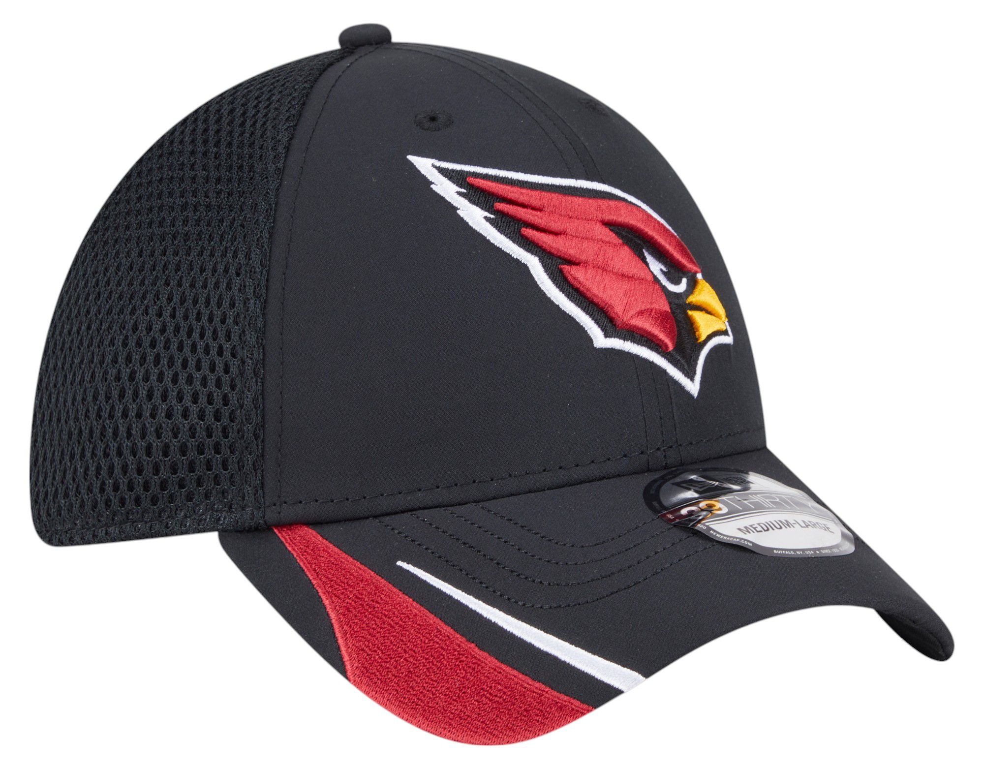 New Era Adult Arizona Cardinals Red Linear 39Thirty Adjustable Hat product image