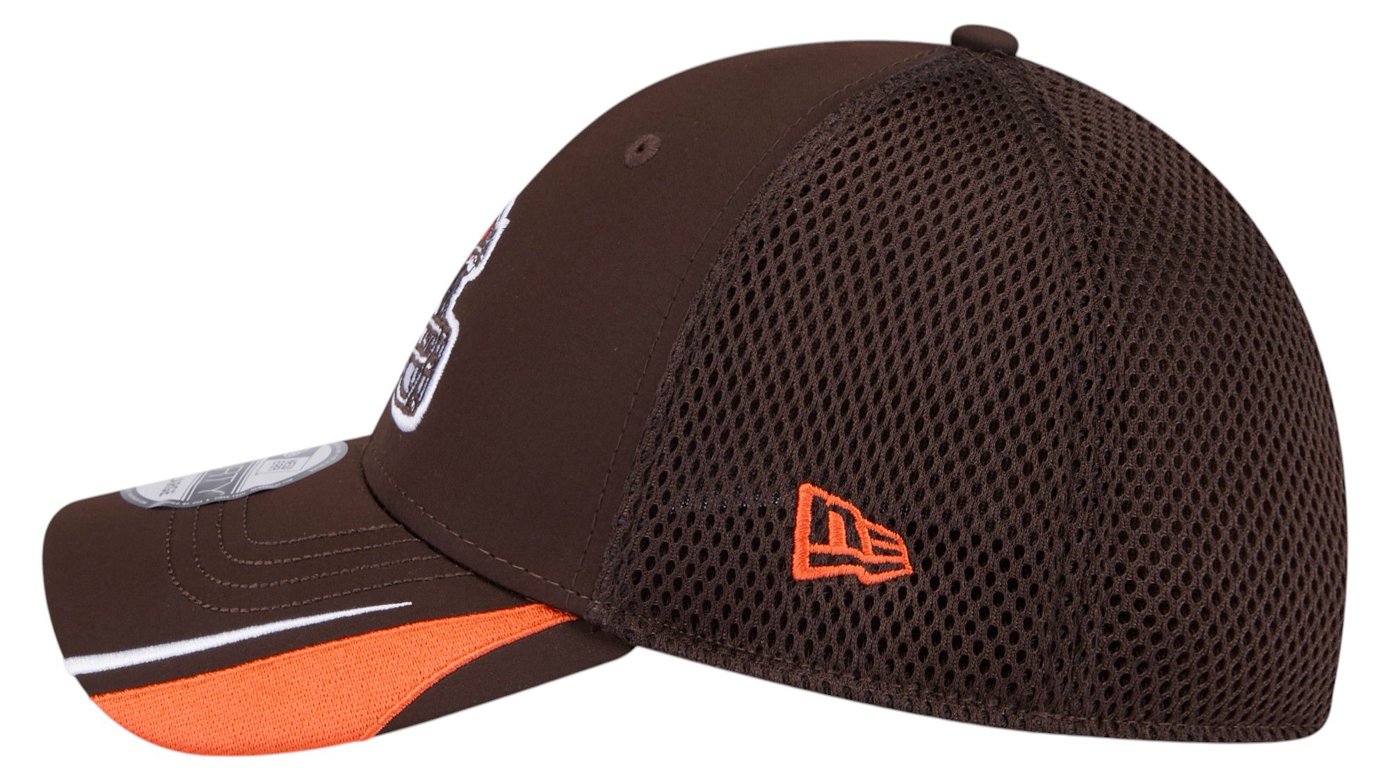 New Era Adult Cleveland Browns Brown Linear 39Thirty Adjustable Hat product image