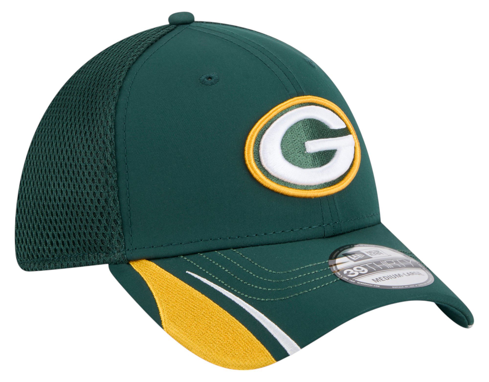 New Era Adult Green Bay Packers Green Linear 39Thirty Adjustable Hat product image
