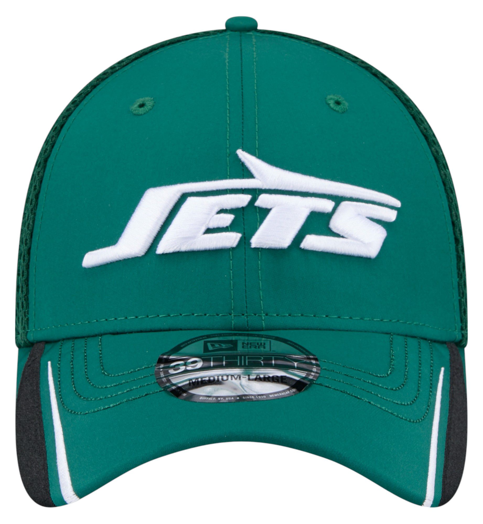 New Era Adult New York Jets Green Linear 39Thirty Adjustable Hat product image