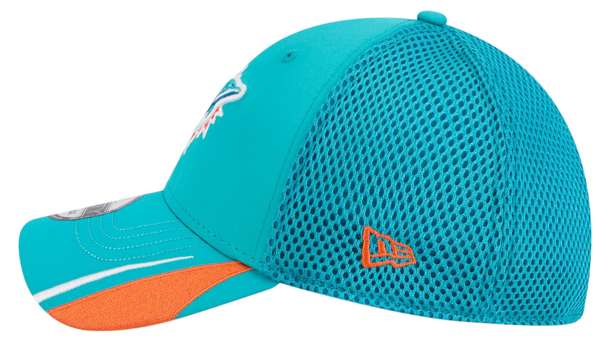 New Era Adult Miami Dolphins Aqua Linear 39Thirty Adjustable Hat product image