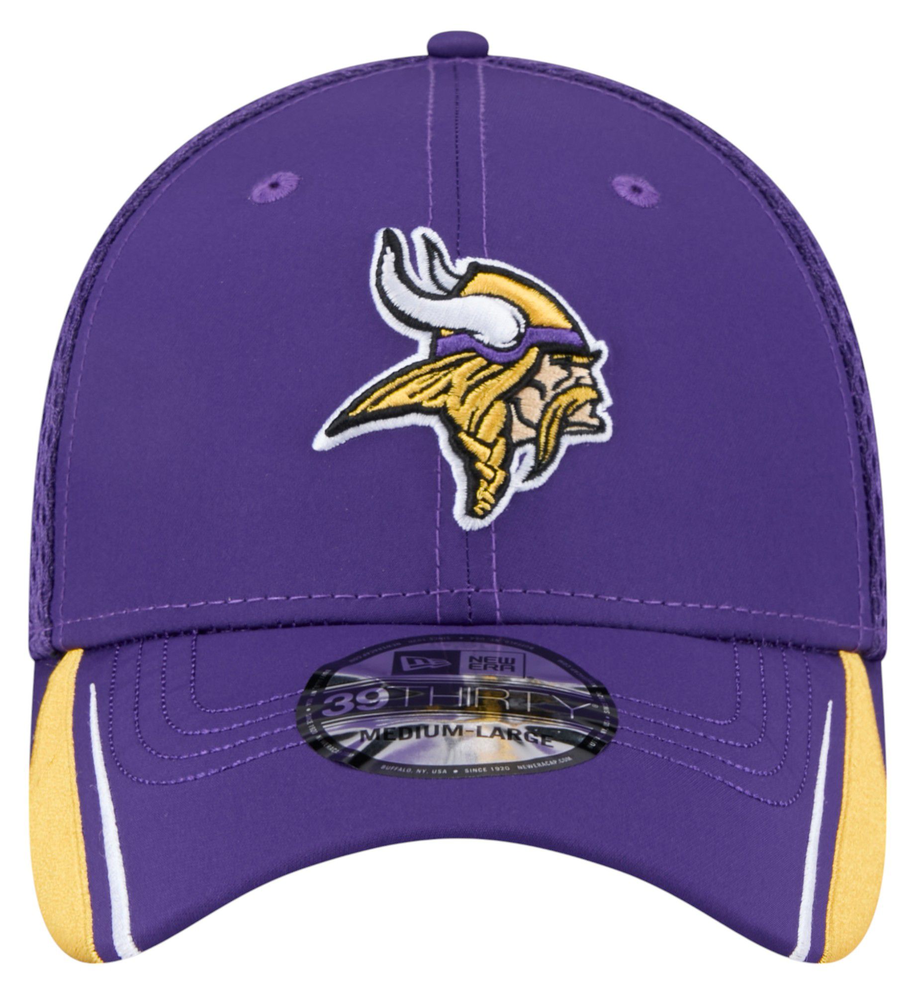 New Era Adult Minnesota Vikings Purple Linear 39Thirty Adjustable Hat product image