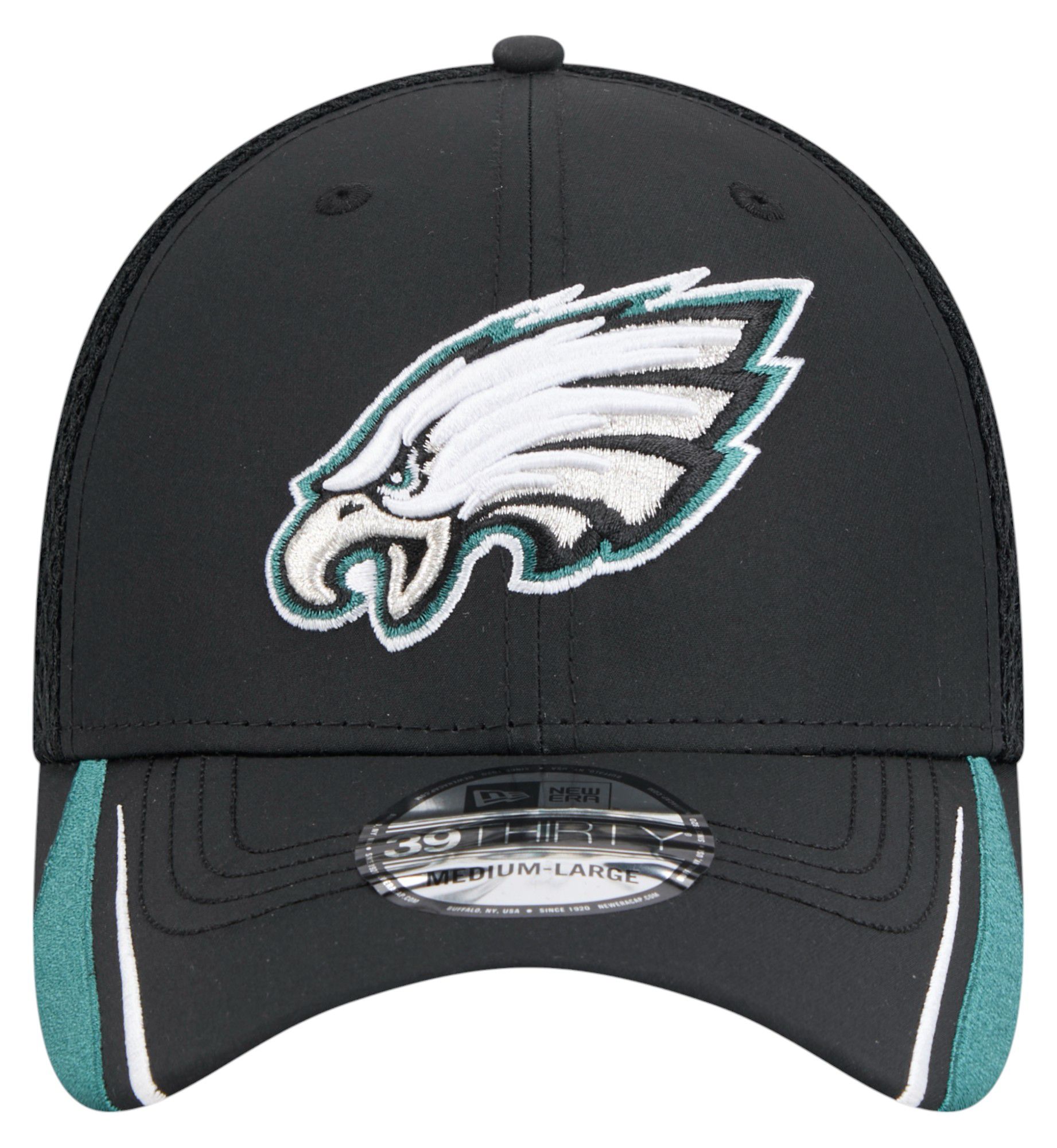 New Era Adult Philadelphia Eagles Midnight Green Linear 39Thirty Adjustable Hat product image