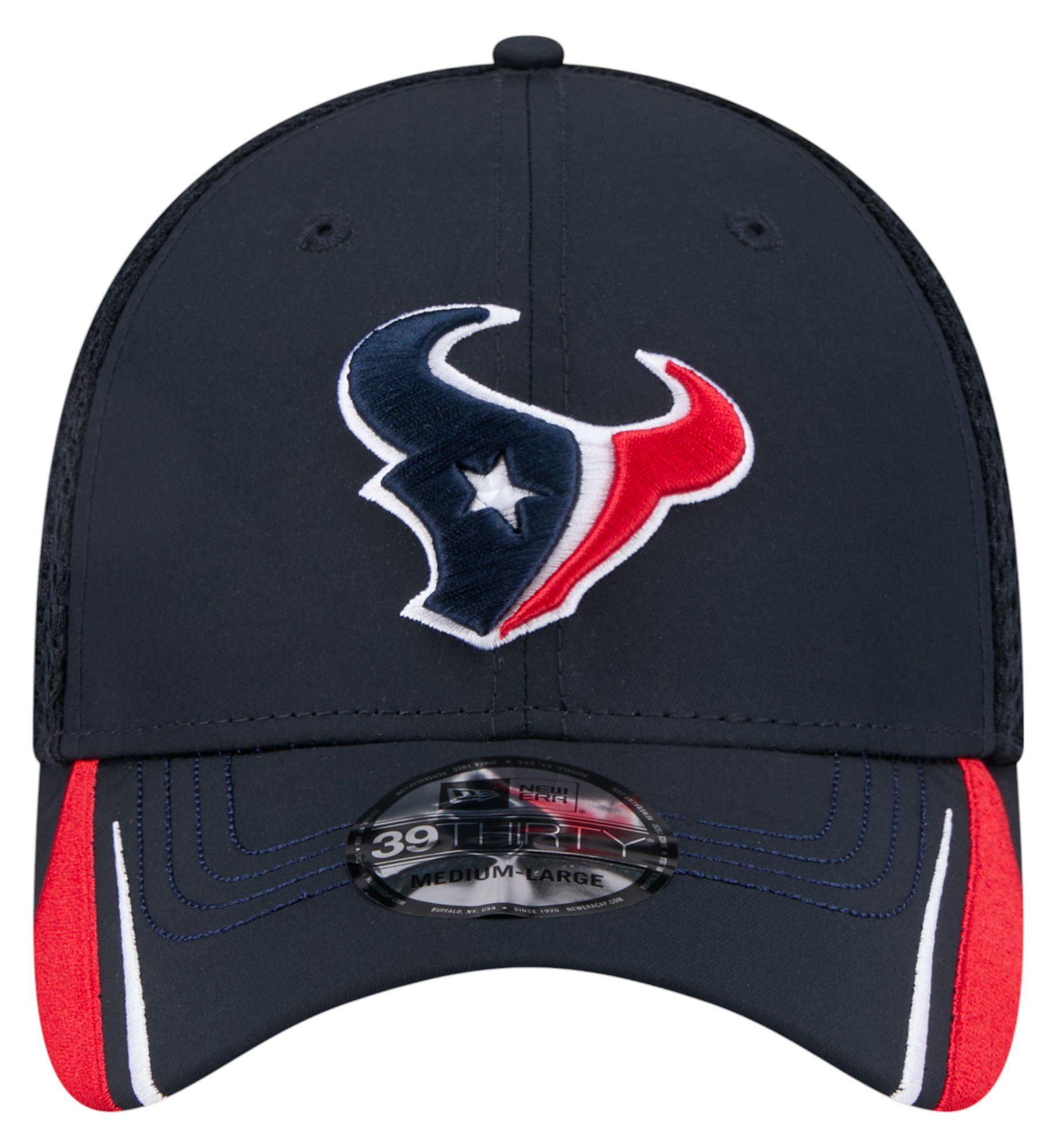 New Era Adult Houston Texans Navy Linear 39Thirty Adjustable Hat product image