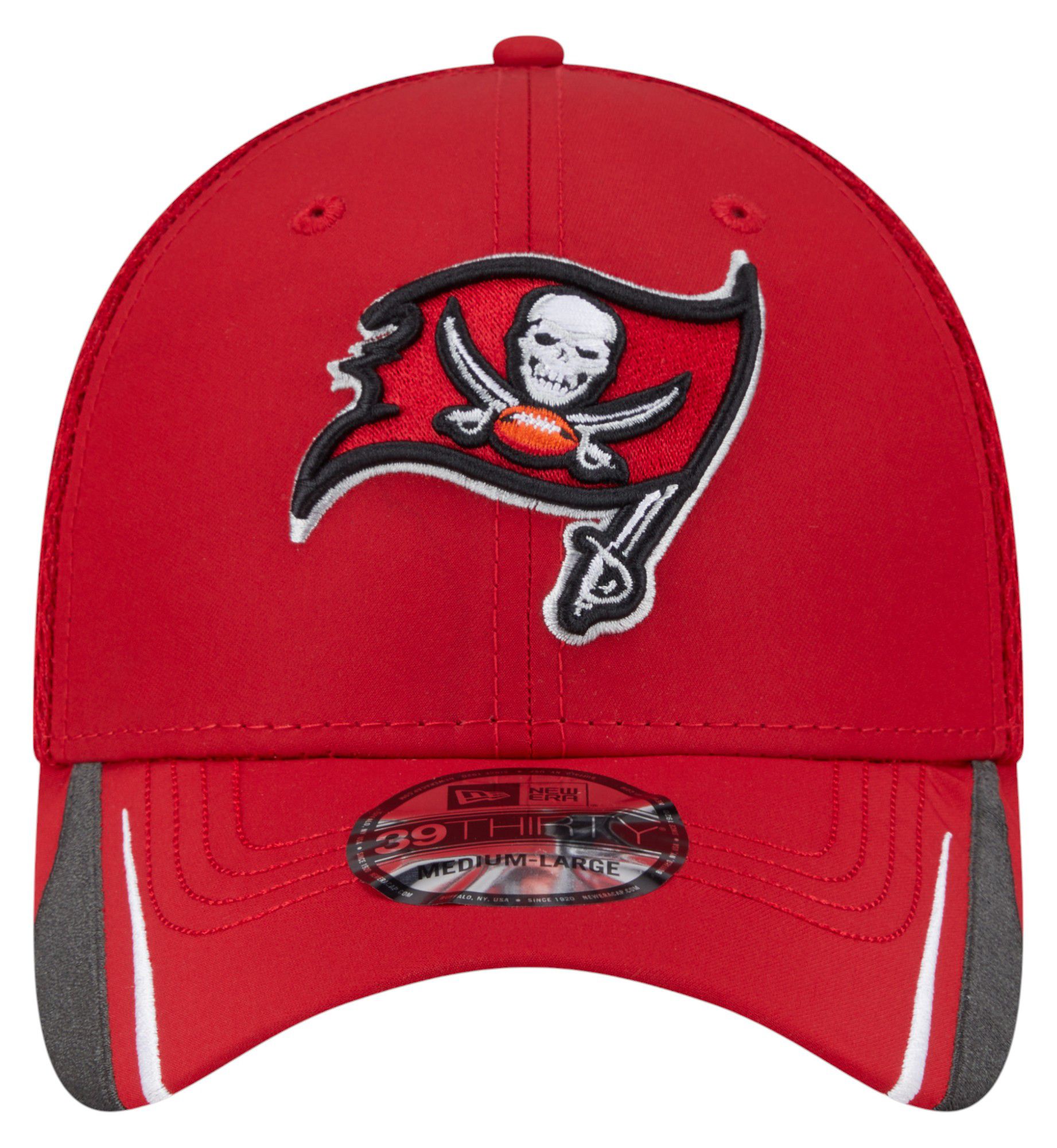 New Era Adult Tampa Bay Buccaneers Red Linear 39Thirty Adjustable Hat product image